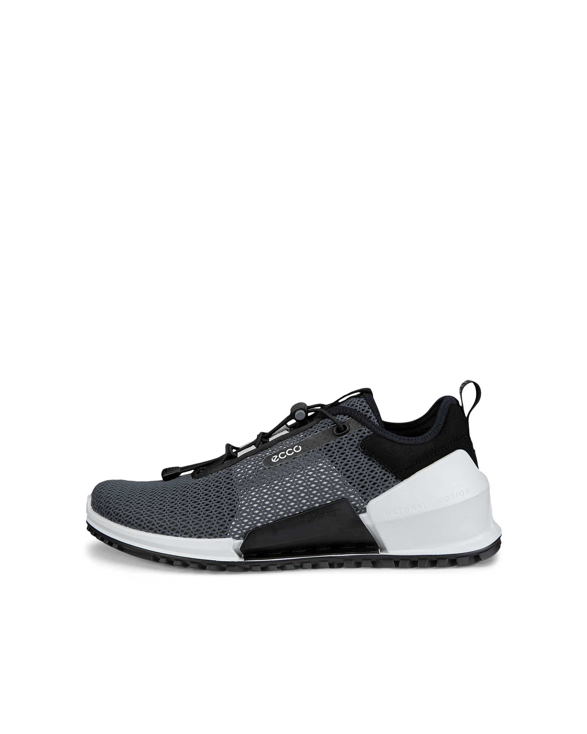 ECCO BIOM 2.0 Low Breathru ウィメンズ テキスタイルスニーカー - ブラック - Outside