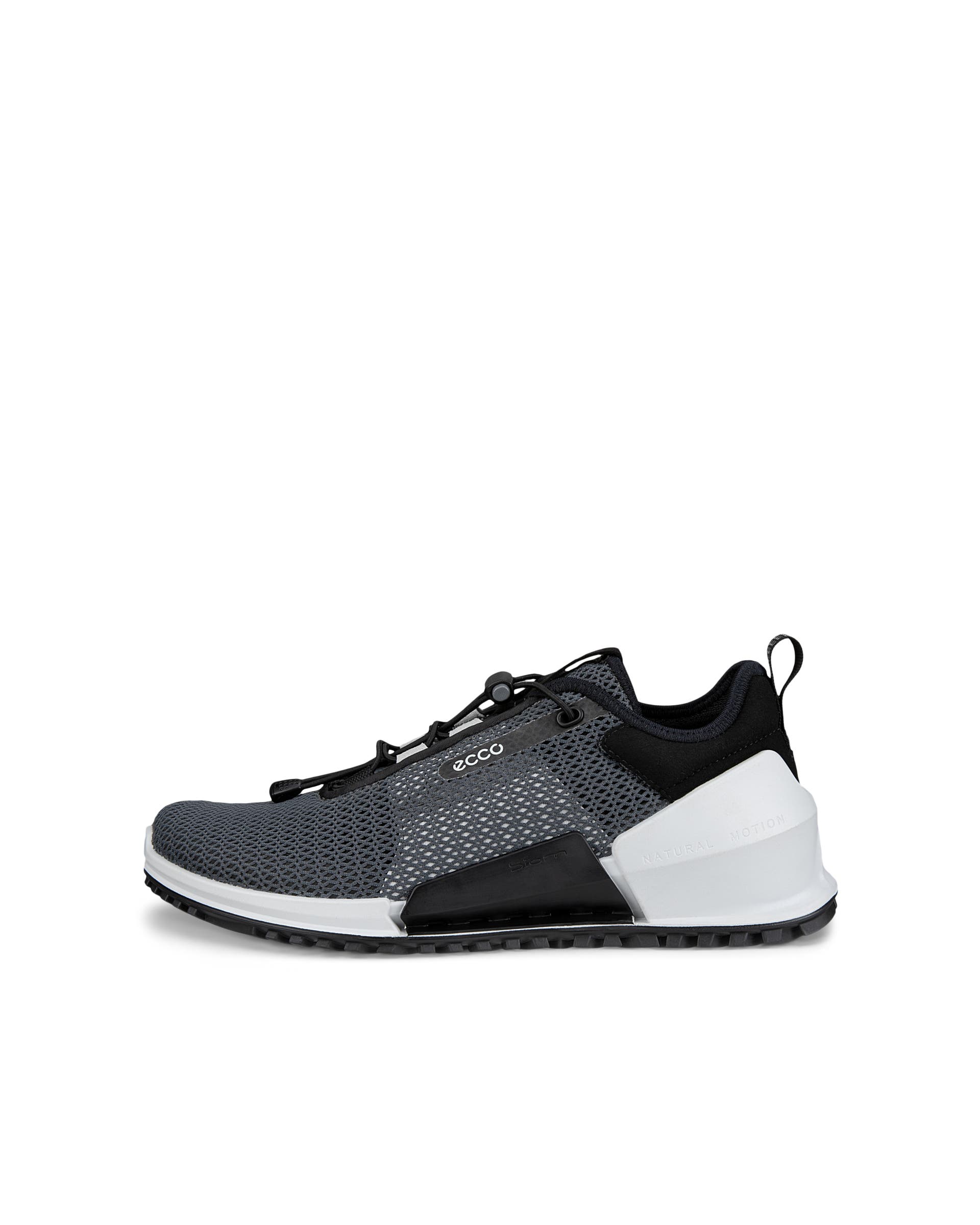 ECCO BIOM 2.0 Low Breathru ウィメンズ テキスタイルスニーカー - ブラック - Outside