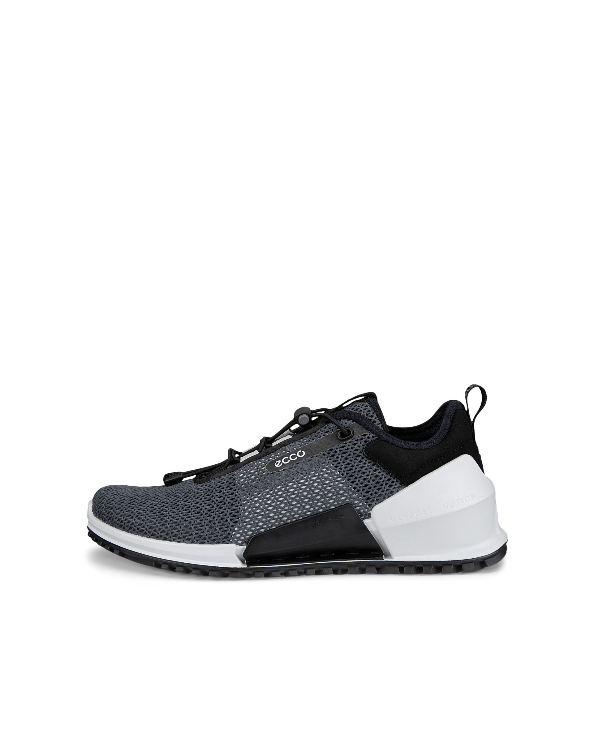 ECCO BIOM 2.0 Low Breathru ウィメンズ テキスタイルスニーカー - ブラック - Outside