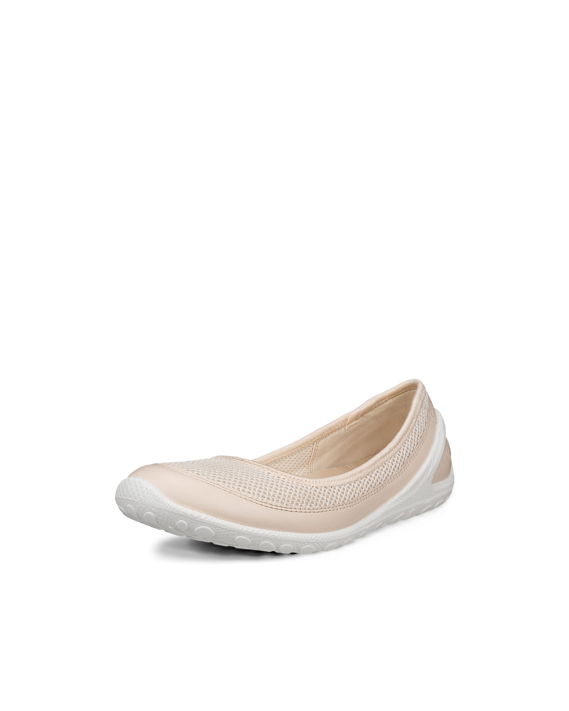 Women's ECCO® Biom Lite Textile Ballerina - Beige - Main