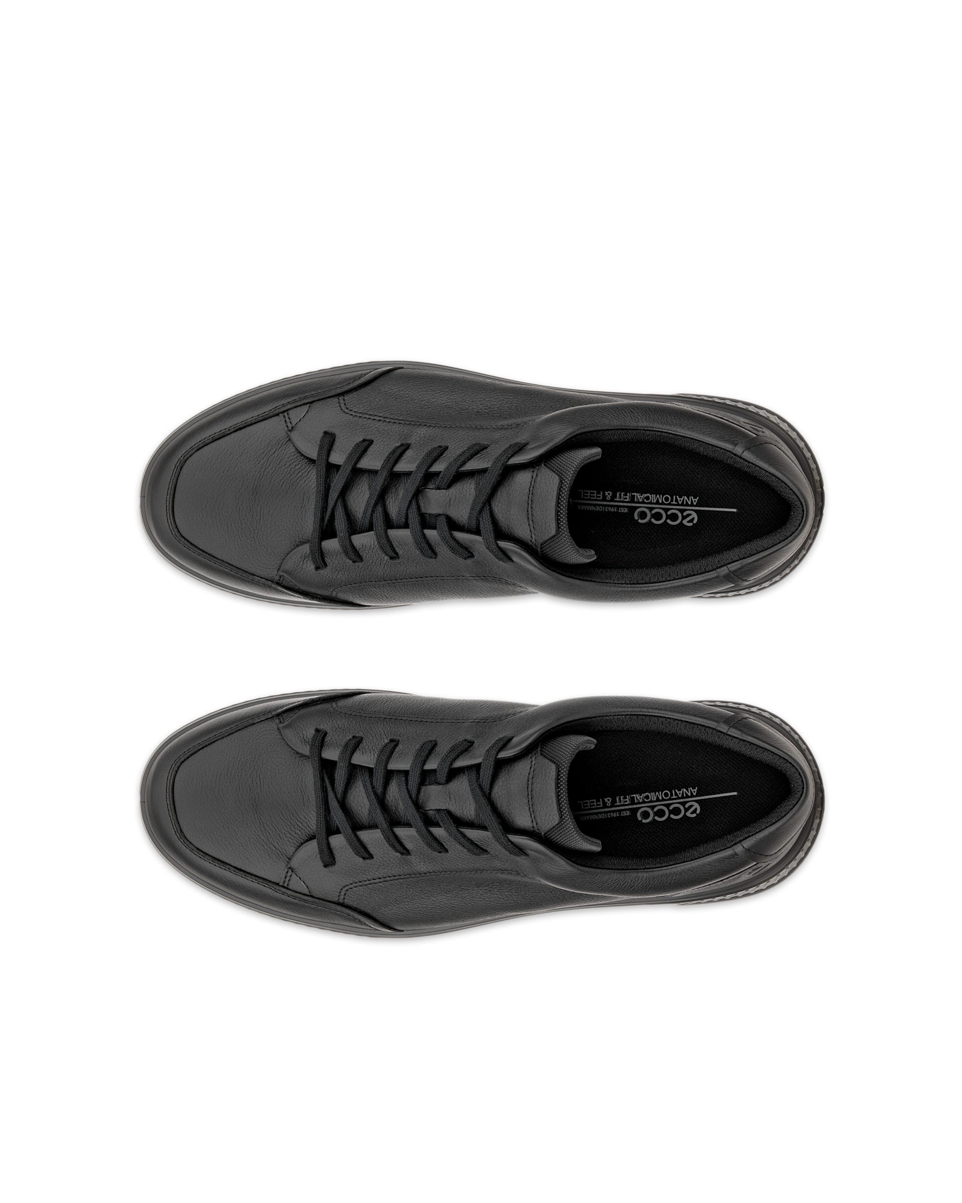 ECCO® MOVE heren leren schoen - Zwart - Top left pair