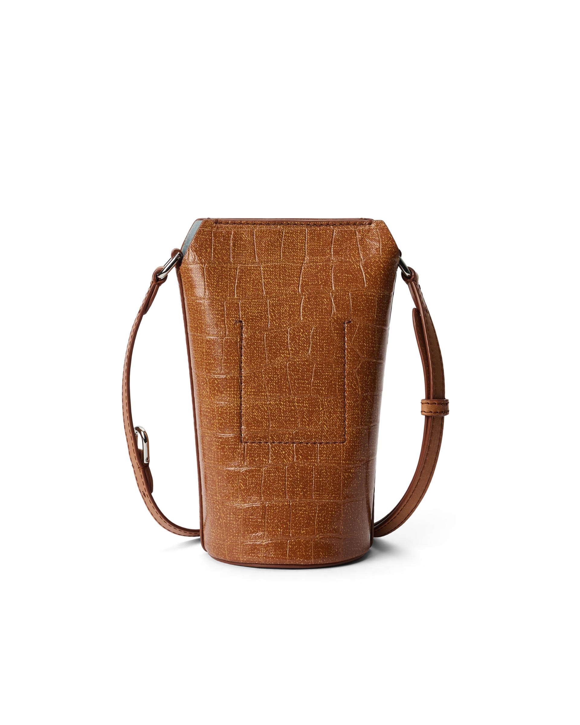 ECCO® Pot Leather Crossbody Bag - Brown - Back