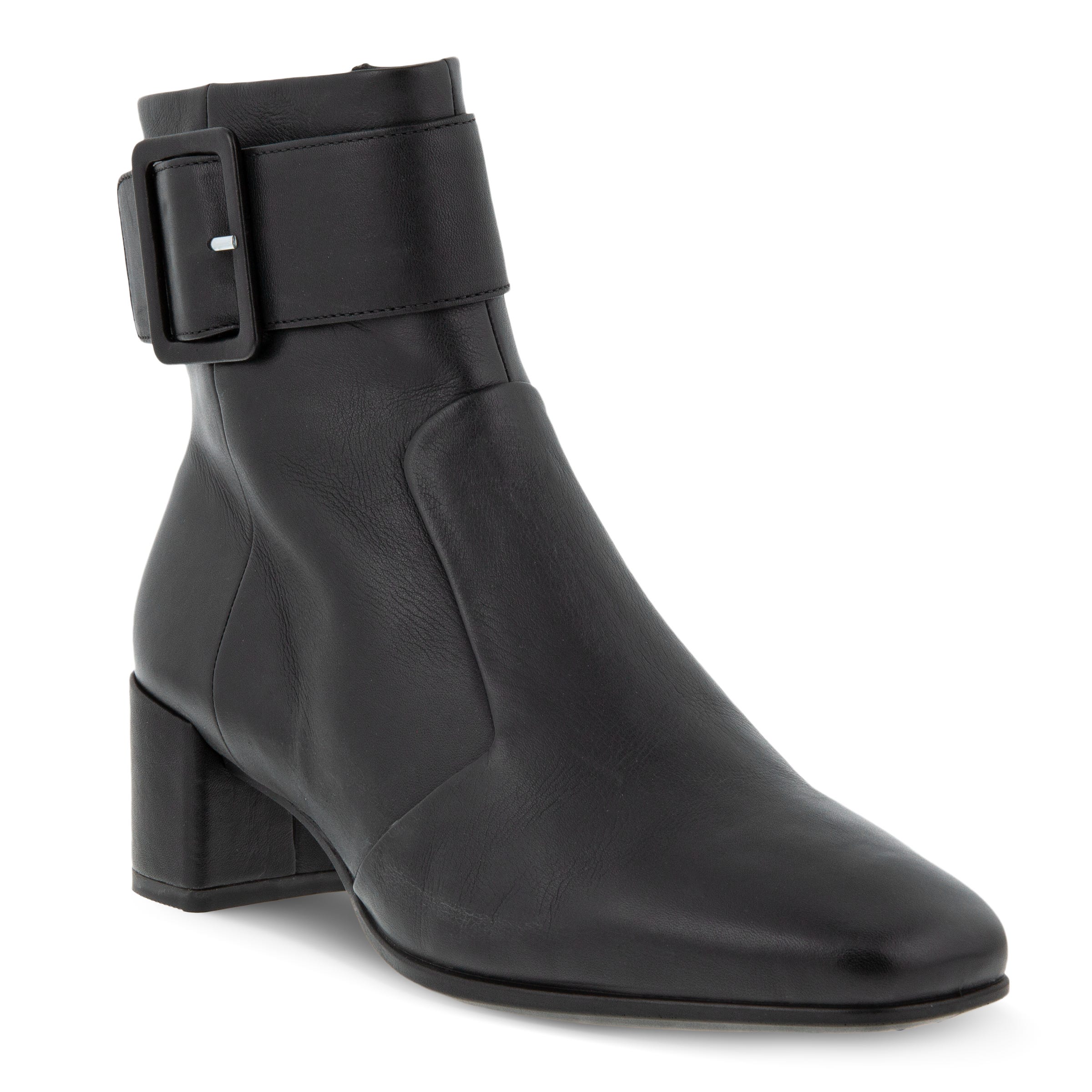 ECCO Shape 35 Squared Women's Buckle Ankle Boot - Black - Main