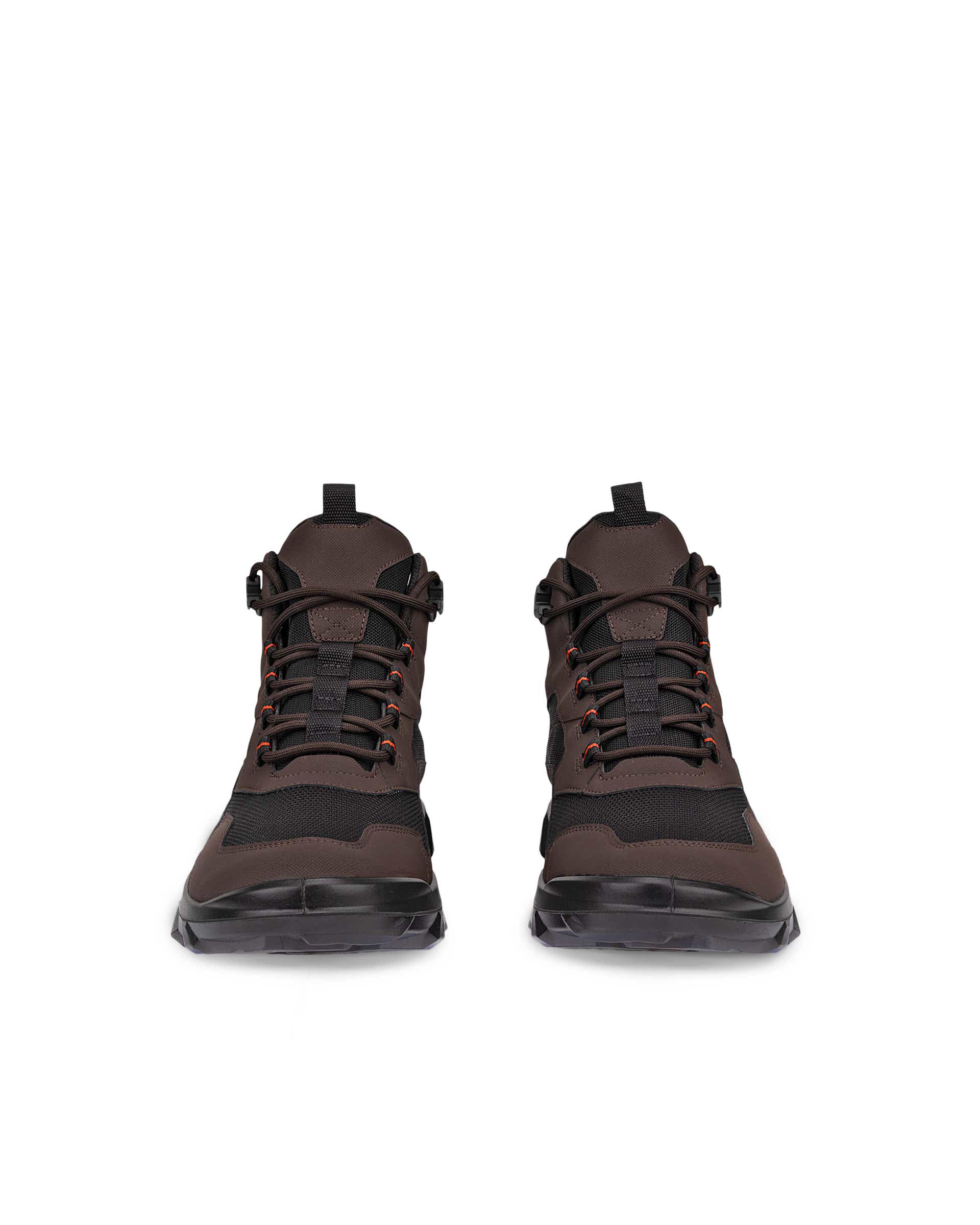 Pánske stredne vysoké outdoorové čižmy Gore-Tex ECCO® MX - Hnedá - Front pair