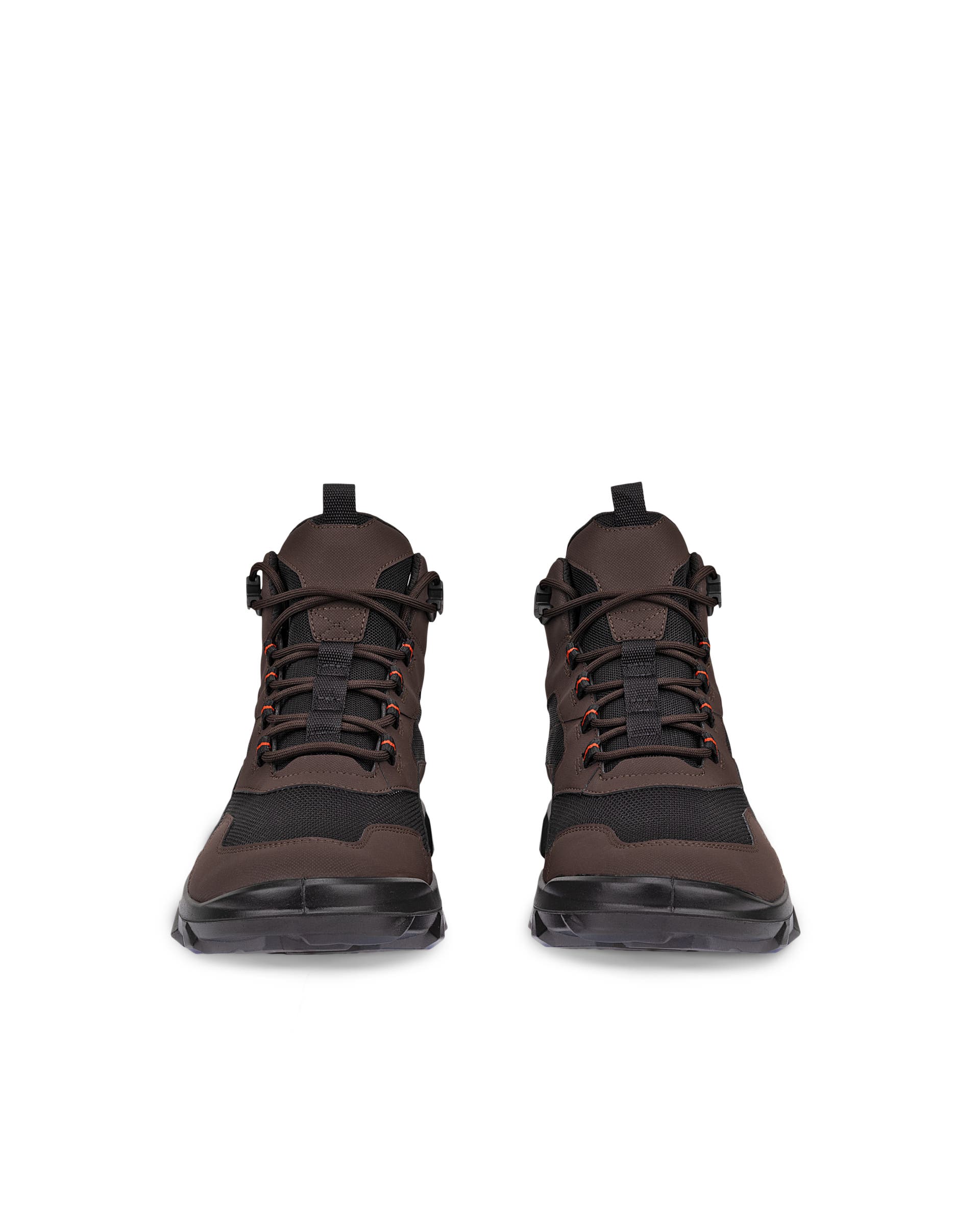 Męskie buty outdoor za kostkę Gore-Tex ECCO® MX - Brązowy - Front pair