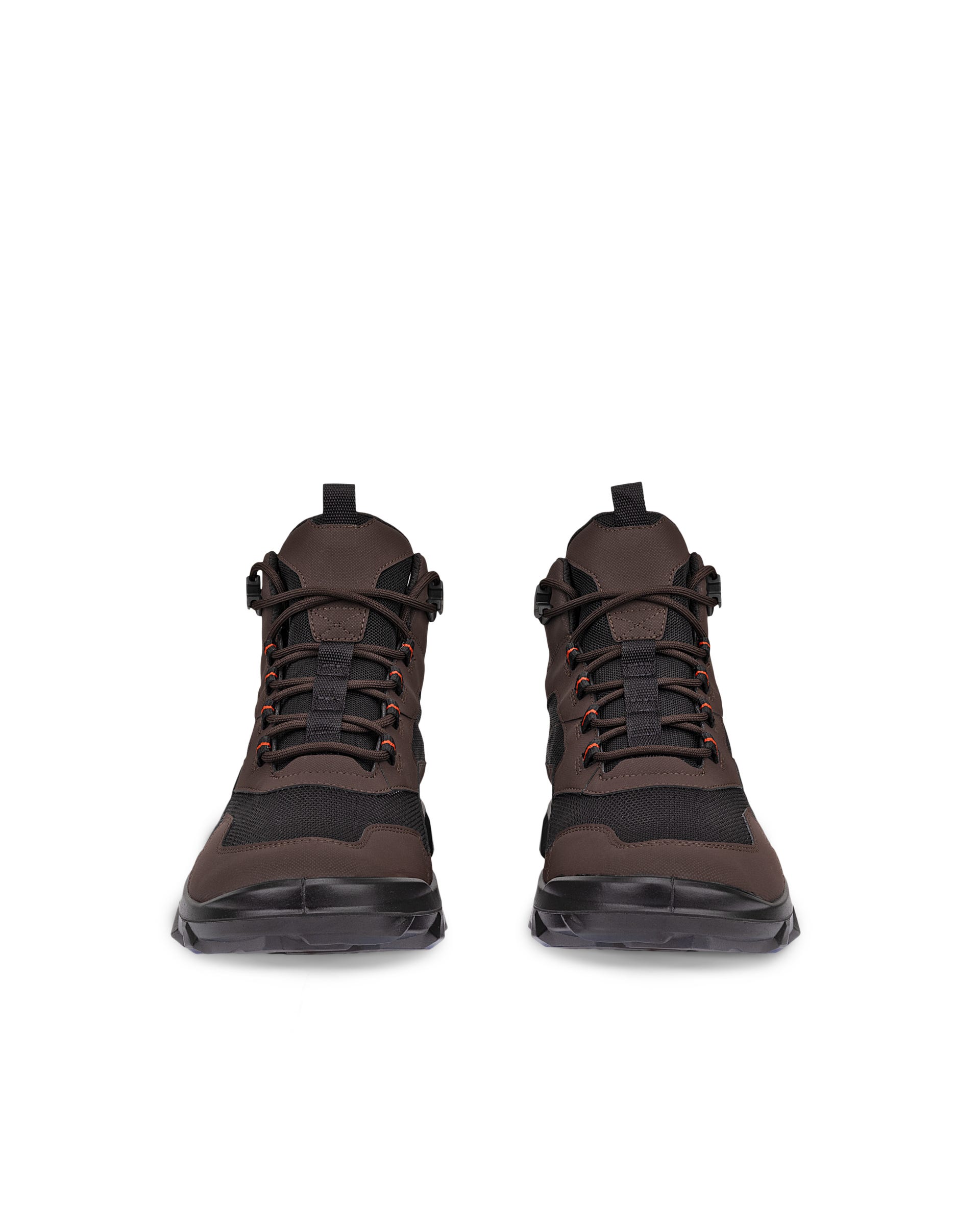 Męskie buty outdoor za kostkę Gore-Tex ECCO® MX - Brązowy - Front pair