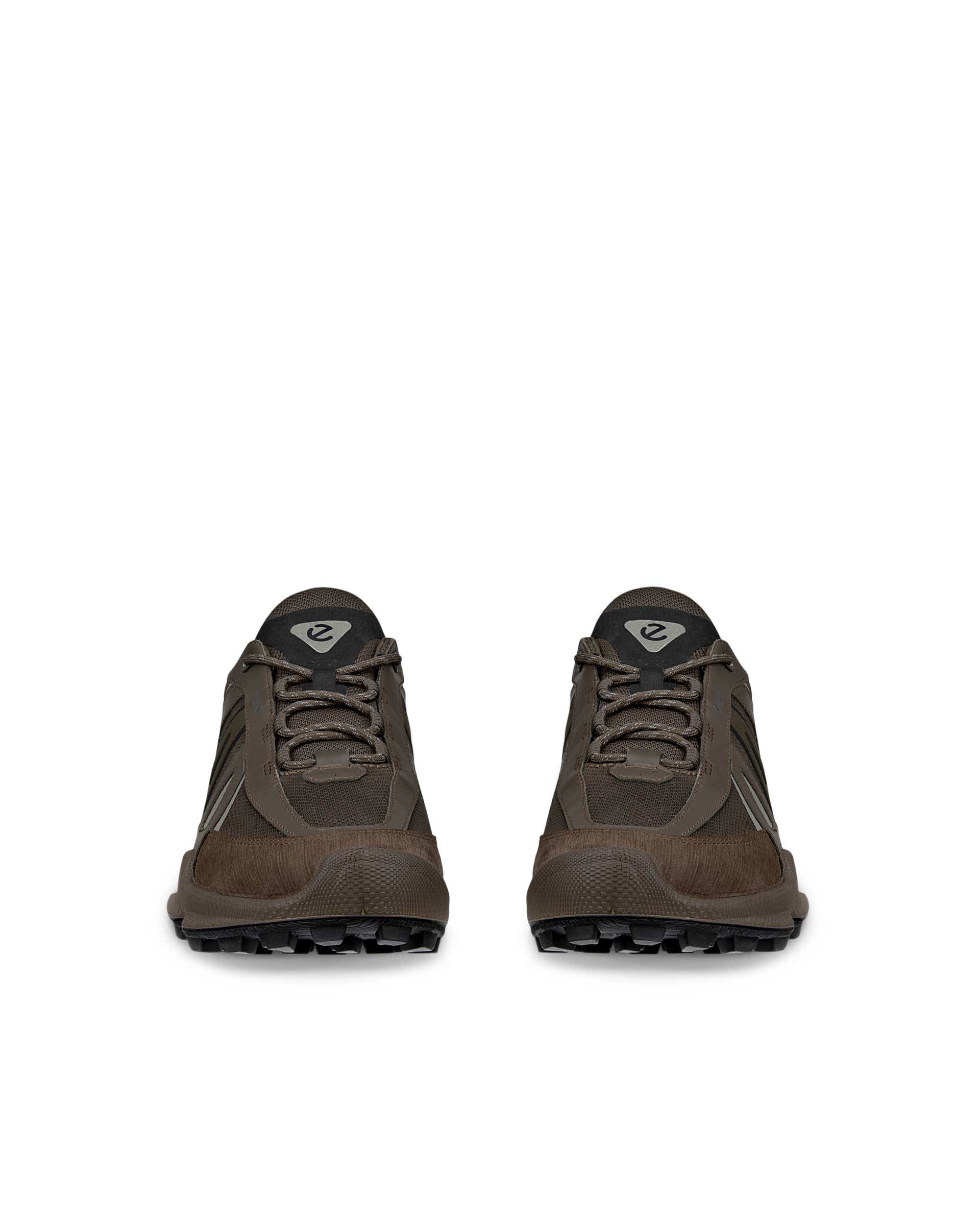 Men's ECCO® Biom C-Trail Textile Gore-Tex Sneaker - Brown - Front pair