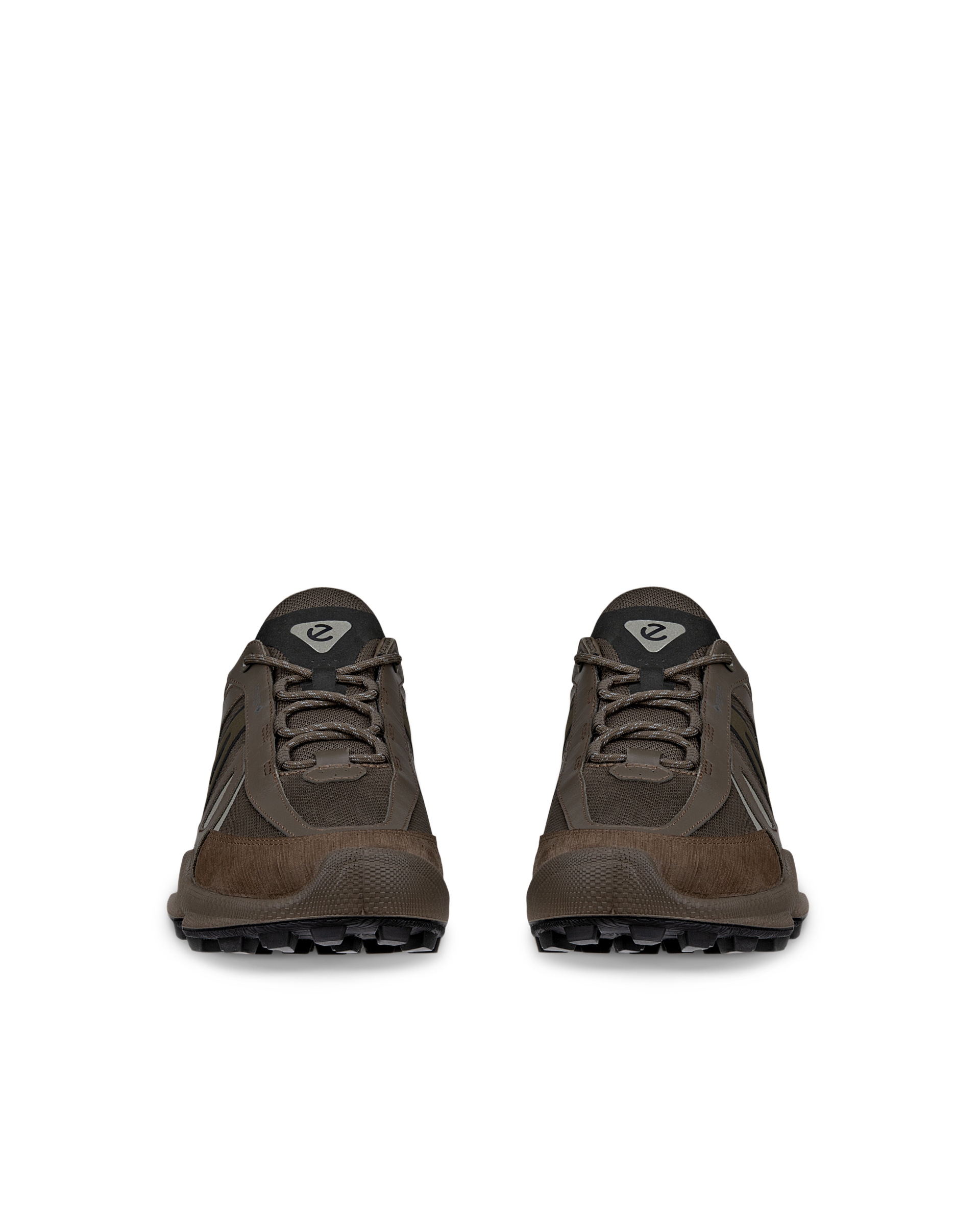 Men's ECCO® Biom C-Trail Textile Gore-Tex Sneaker - Brown - Front pair