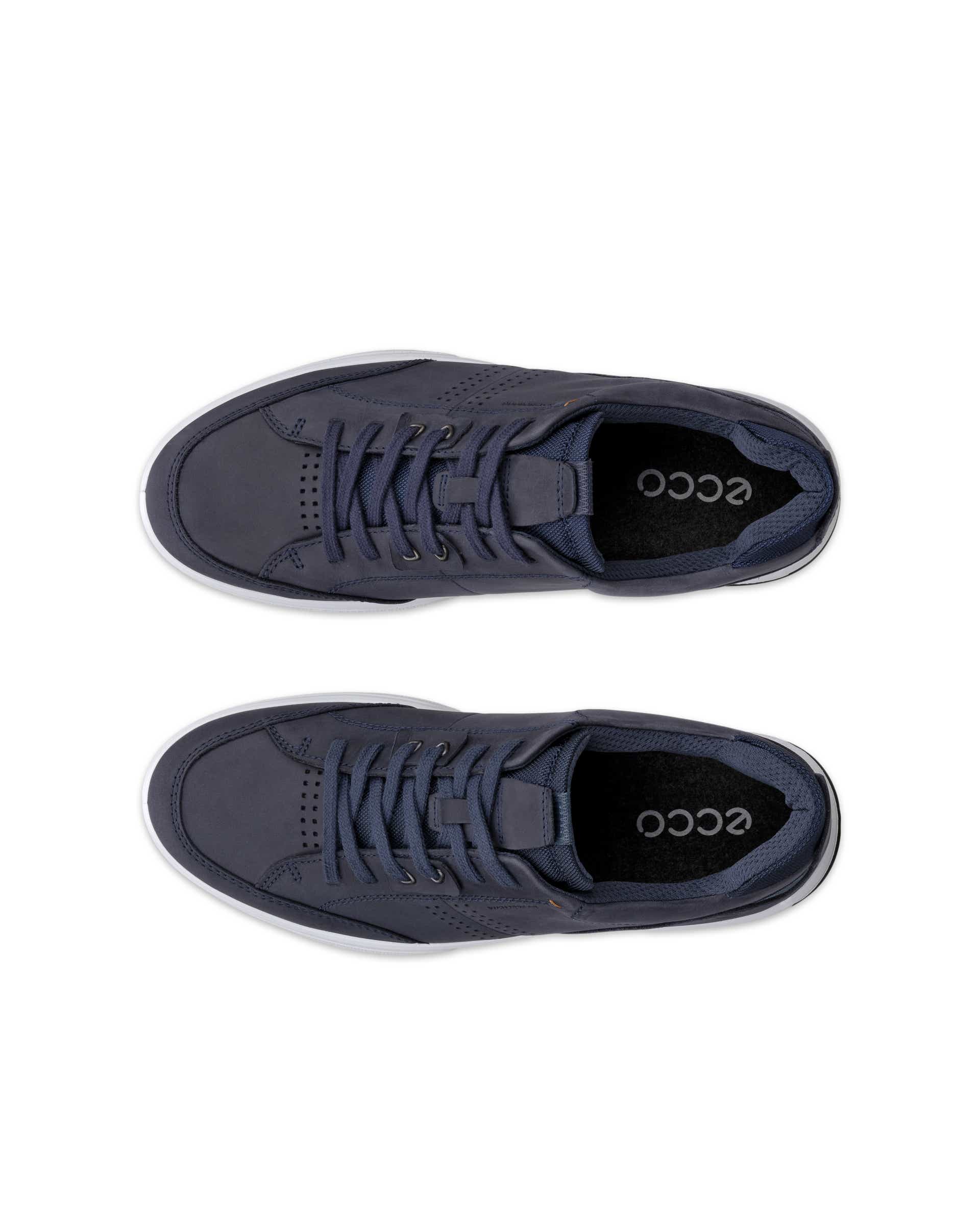ECCO® Byway 2.0 Herren Wasserdichte Nubuklederschuh - Blau - Top left pair