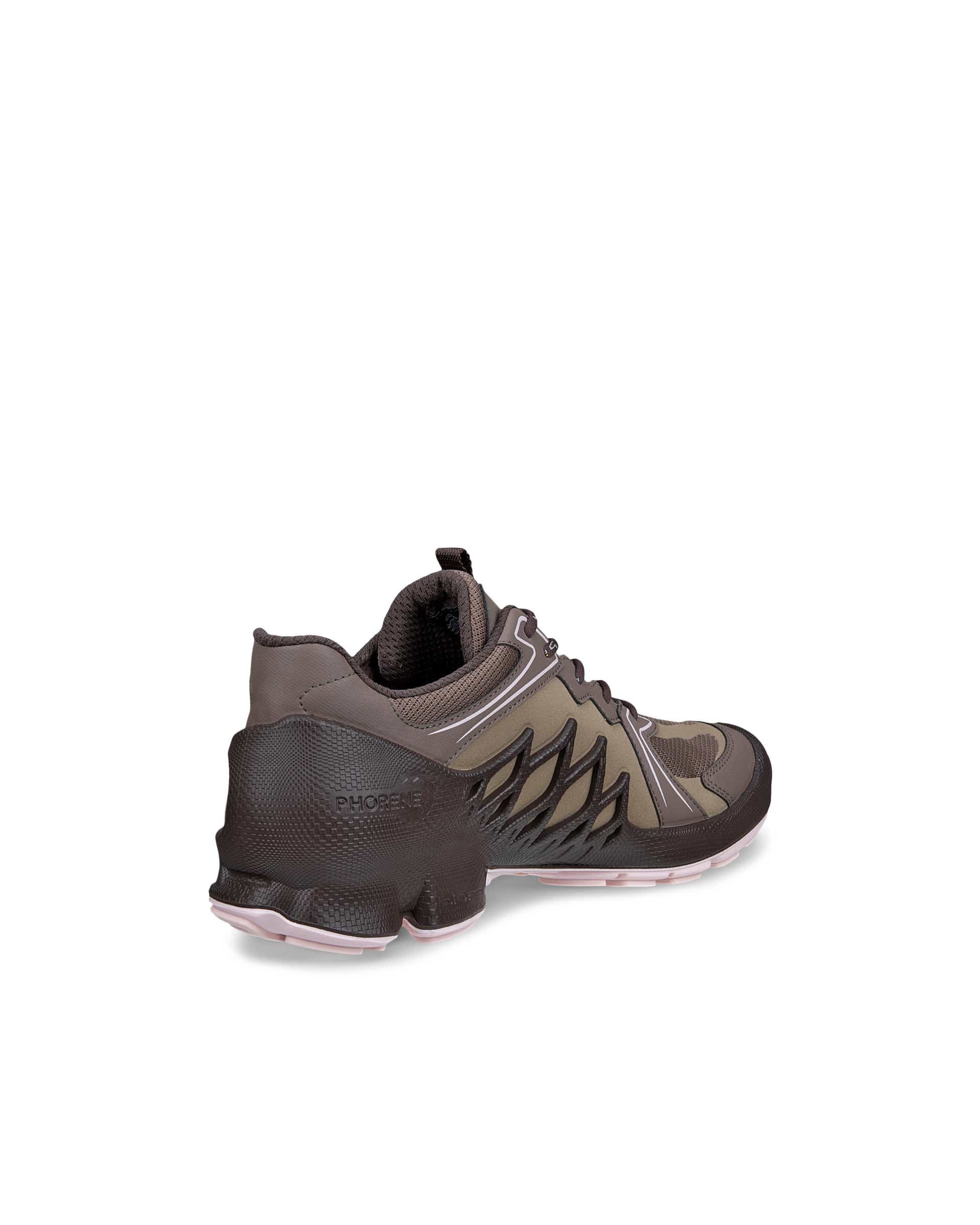 Dámské textilní outdoorové Gore-Tex tenisky ECCO® BIOM AEX - Hnědá - Back