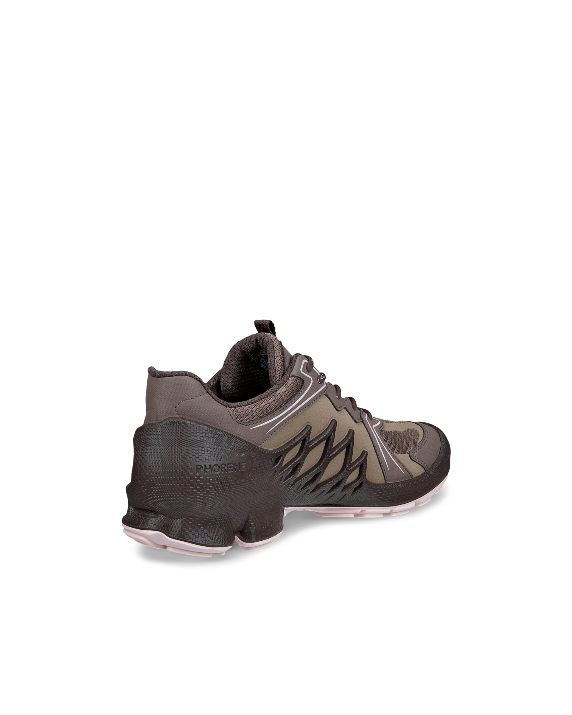 Dámské textilní outdoorové Gore-Tex tenisky ECCO® BIOM AEX - Hnědá - Back