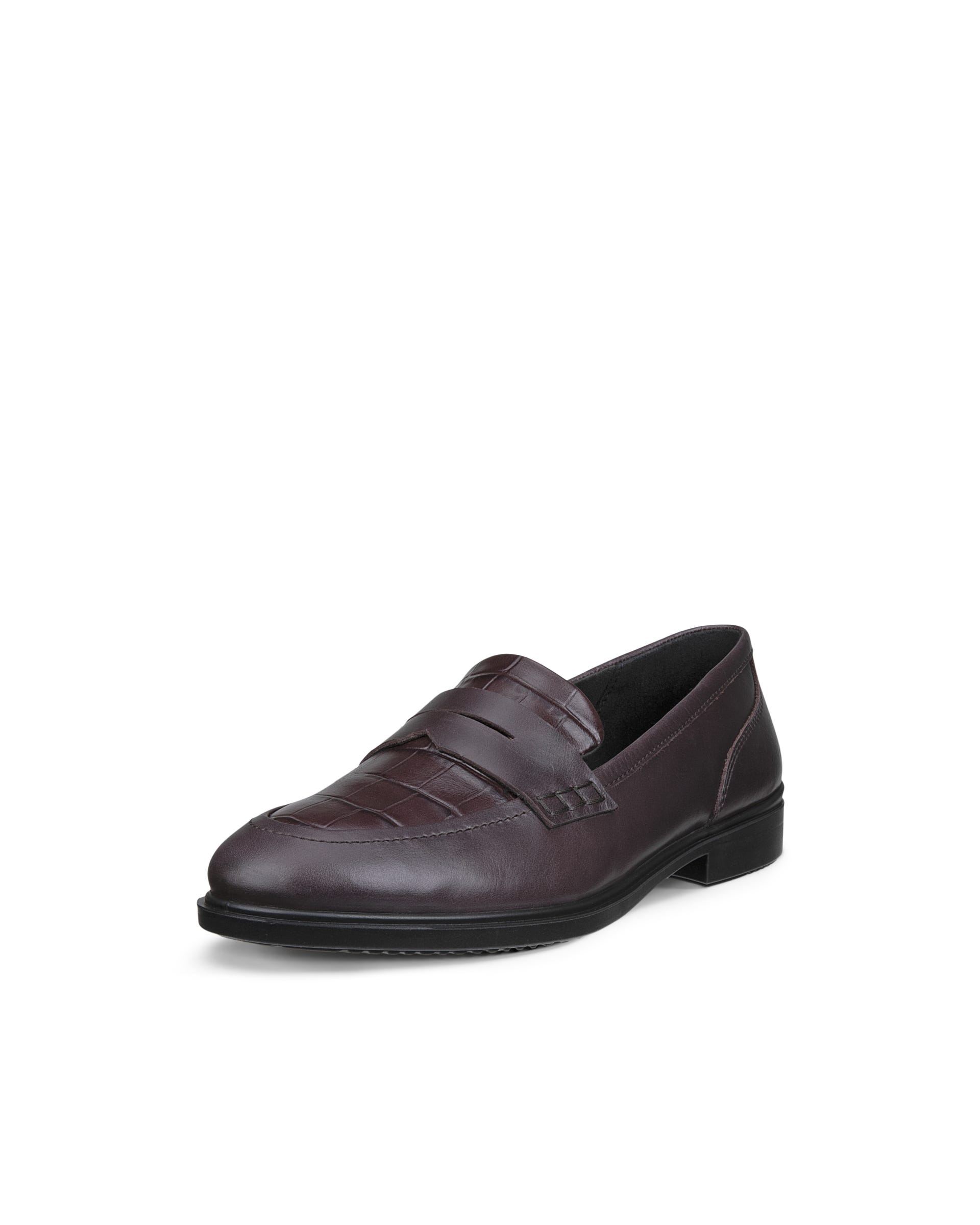 ECCO DRESS CLASSIC 15 ウィメンズ レザーローファー - ブラウン - Outside