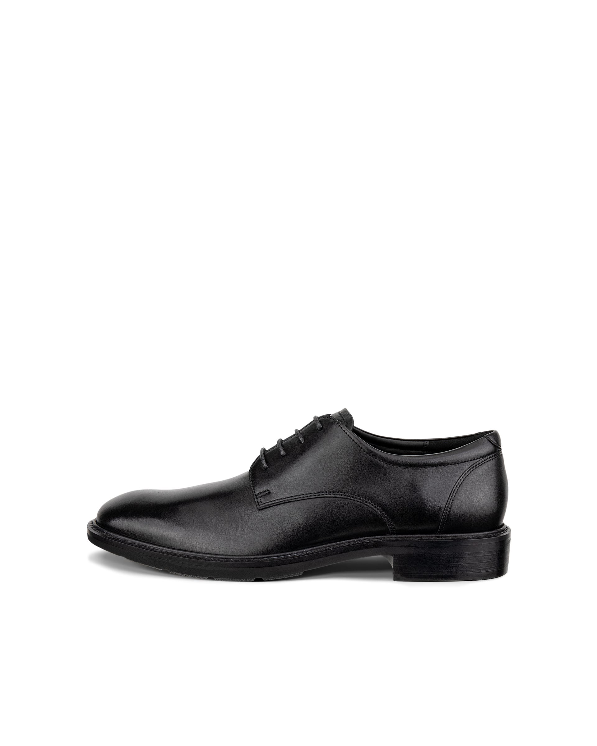 ECCO® METROPOLE PRAGUE herre derby sko skinn - Svart - Outside