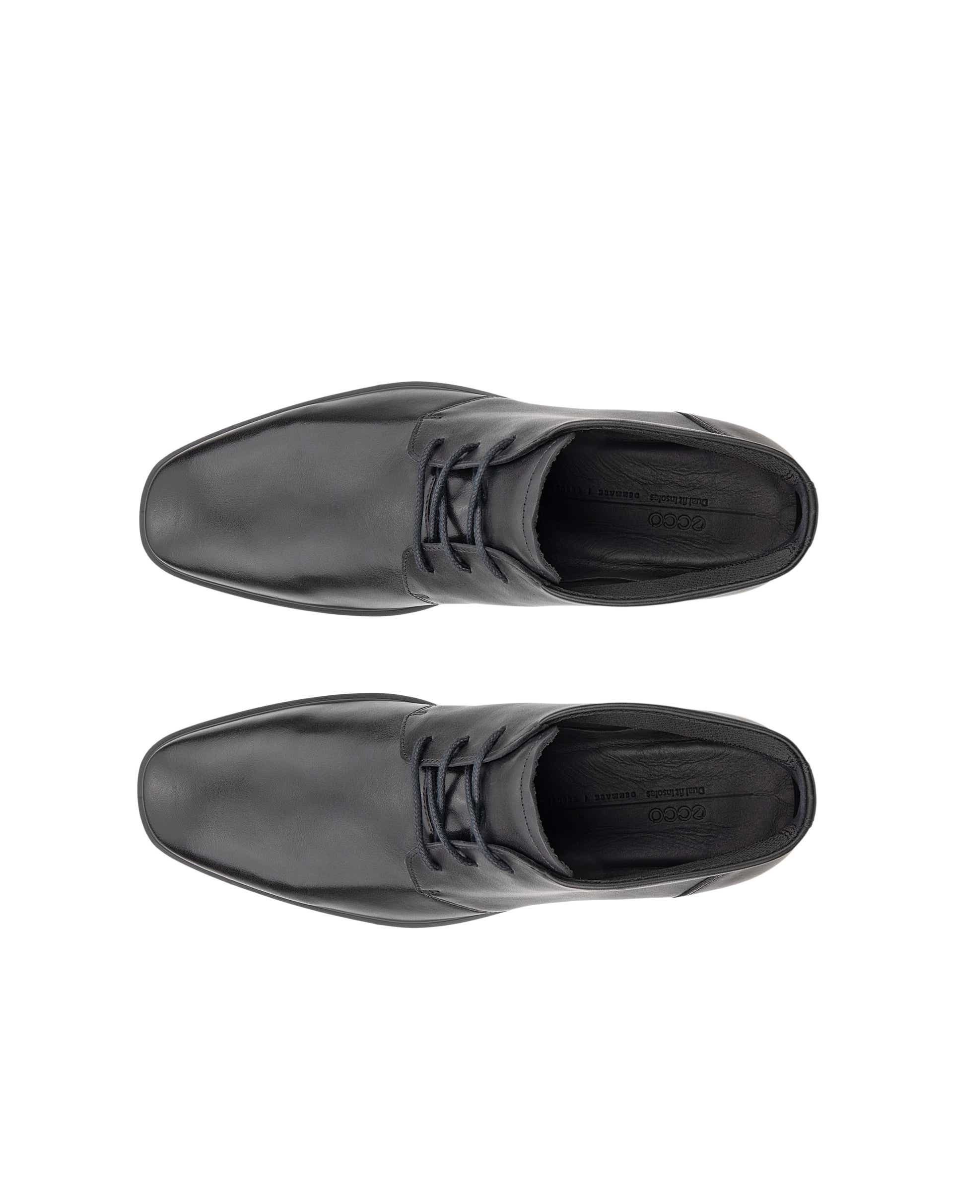 Bottine chukka en cuir ECCO® Metropole Milan pour homme - Noir - Top left pair