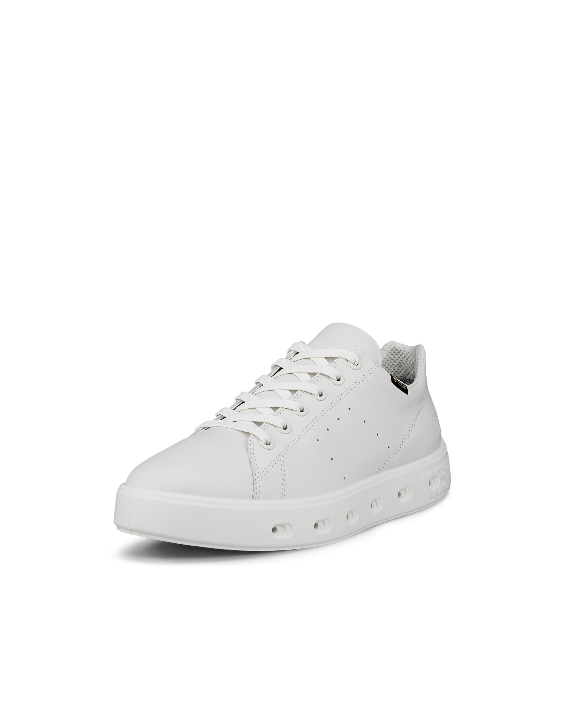 Women's ECCO® Street 720 Leather Gore-Tex Trainer - White - Main