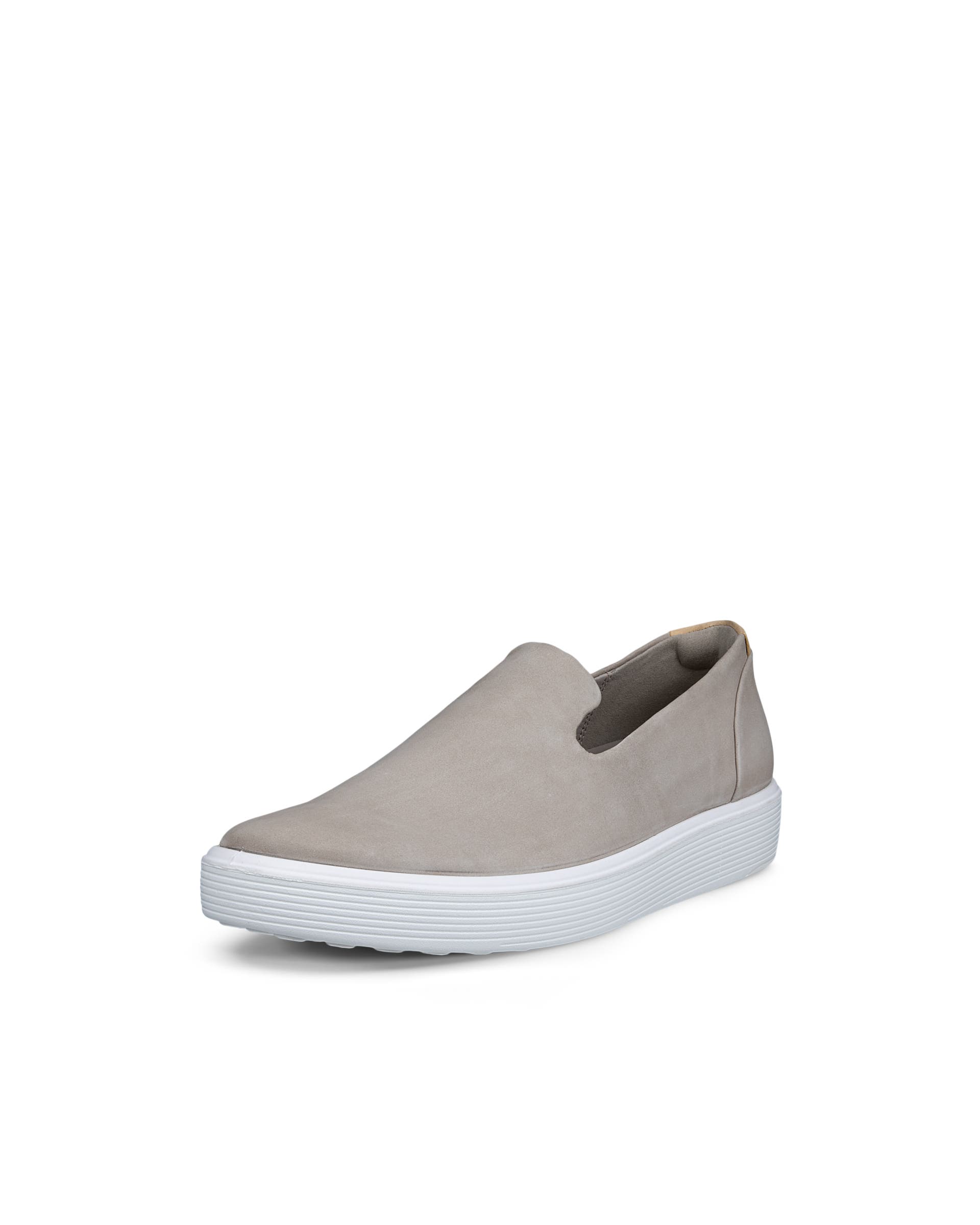 Women's ECCO® Soft 60 Nubuck Slip-On - Gray - Main
