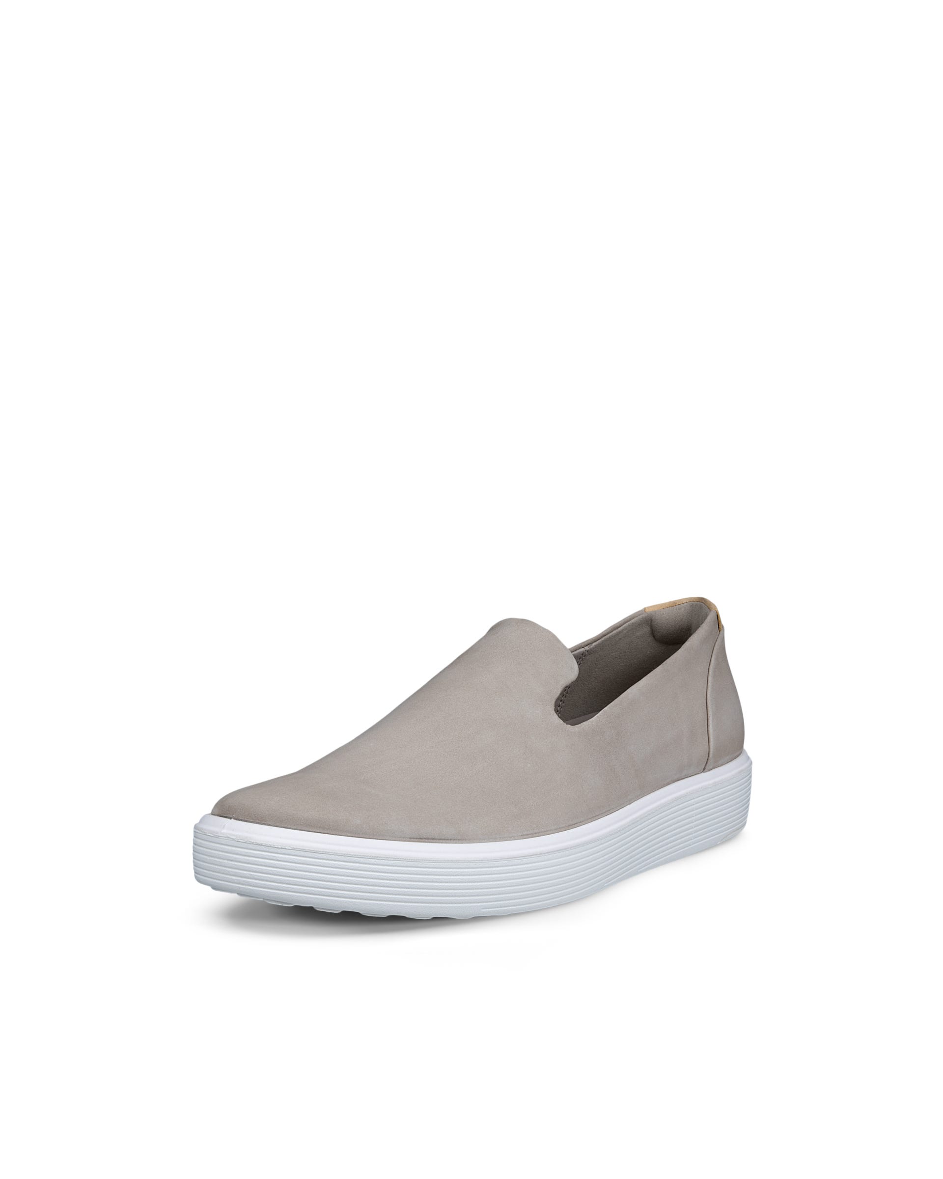 Women's ECCO® Soft 60 Nubuck Slip-On - Gray - Main