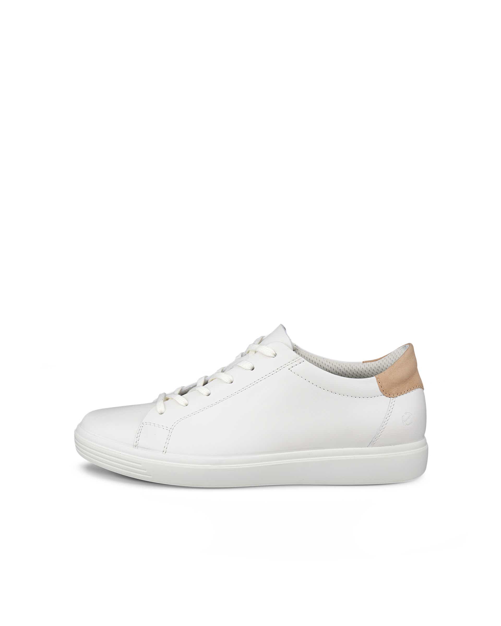 Zapatillas de piel ECCO® CLASSIC SNEAKER para mujer - Blanco - Outside