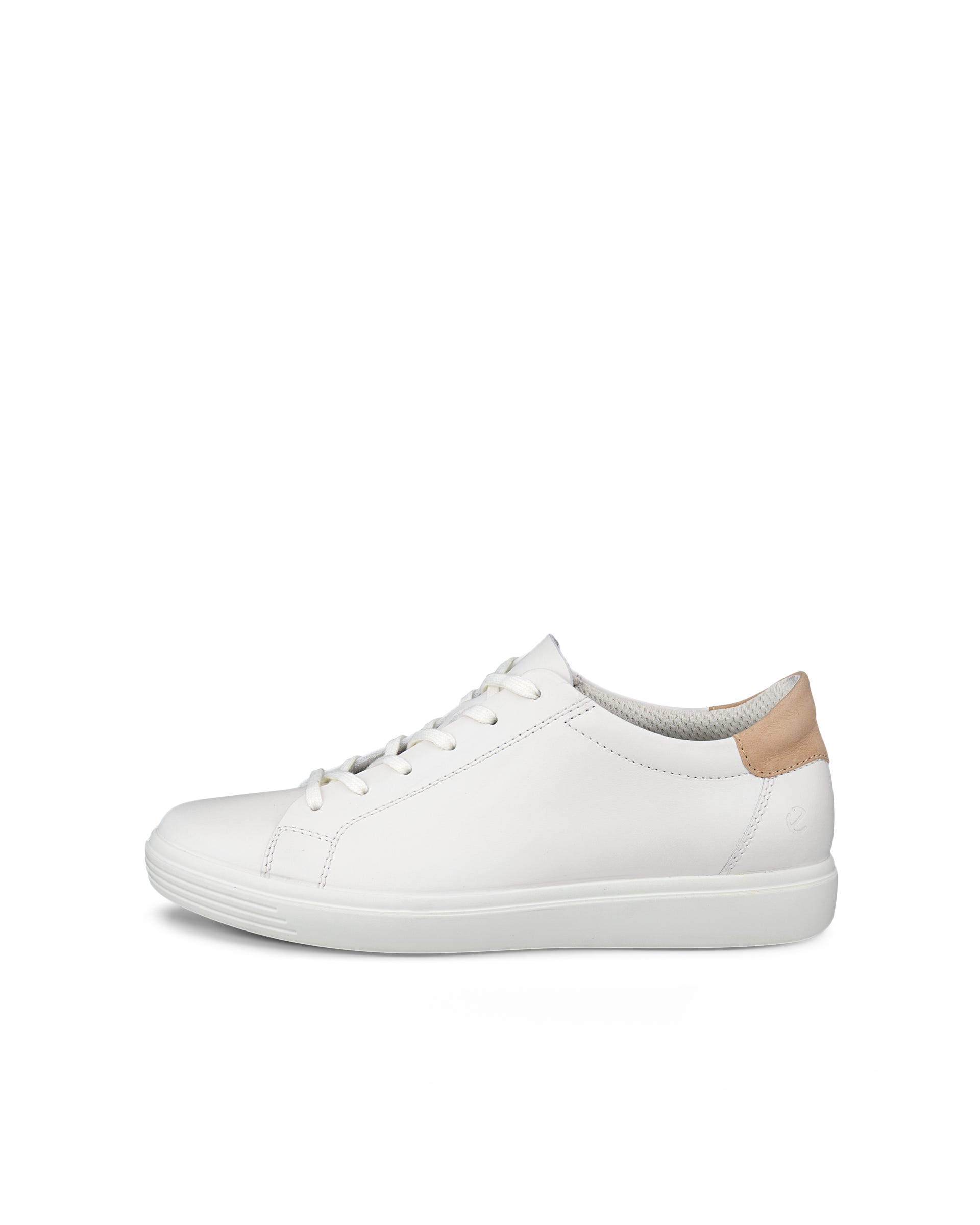 Zapatillas de piel ECCO® CLASSIC SNEAKER para mujer - Blanco - Outside