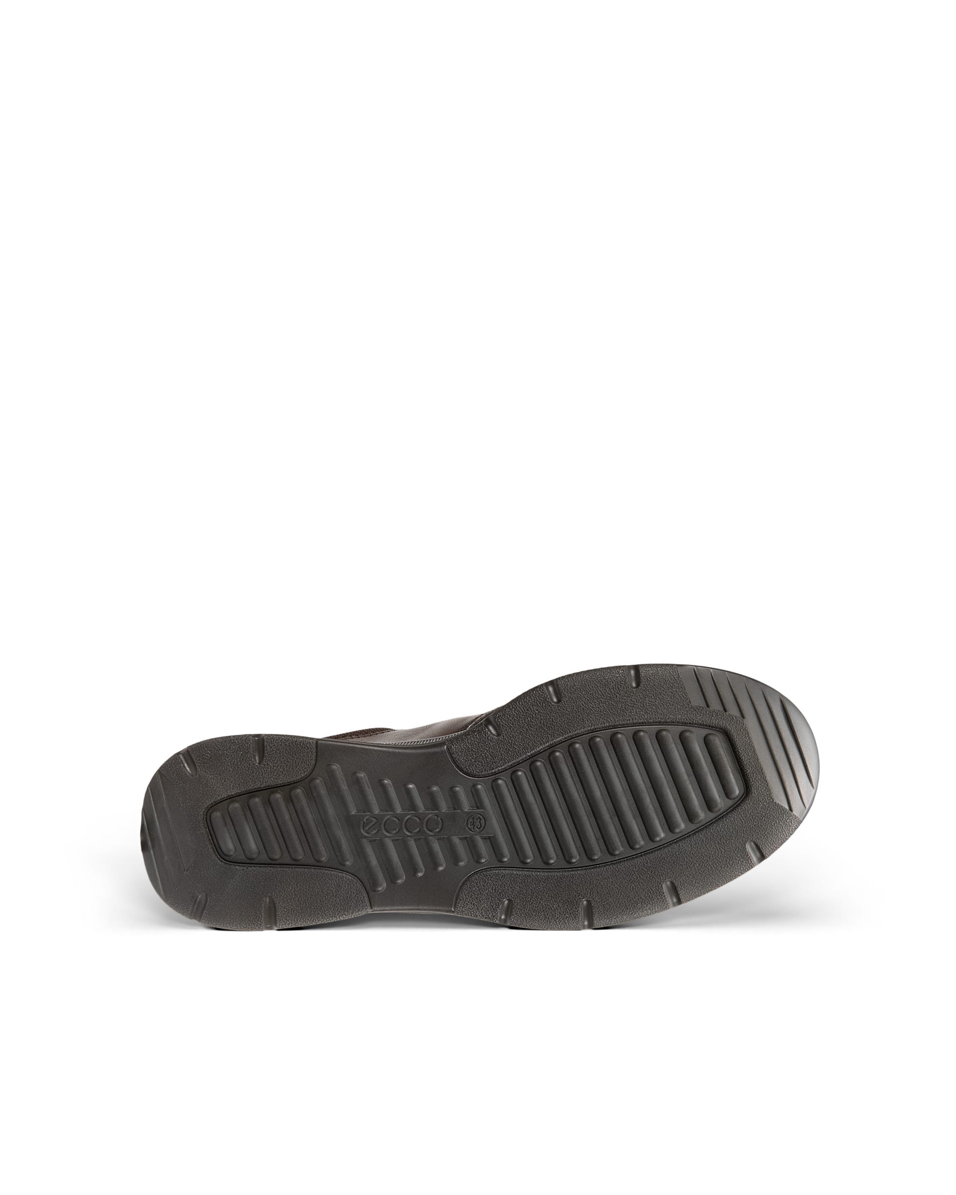 Męskie skórzane buty sznurowane ECCO® IRVING - Brązowy - Outside