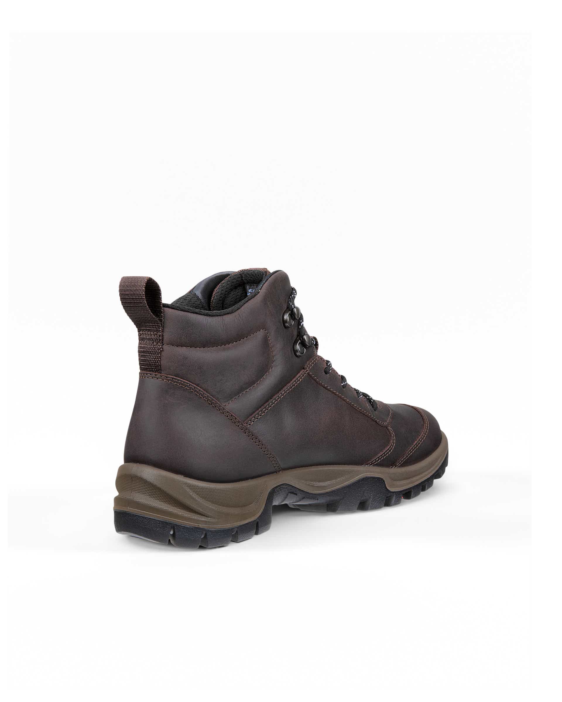 Men's ECCO® XPEDITION III Nubuck Waterproof Mid-Cut Outdoor Boot - Brown - Back