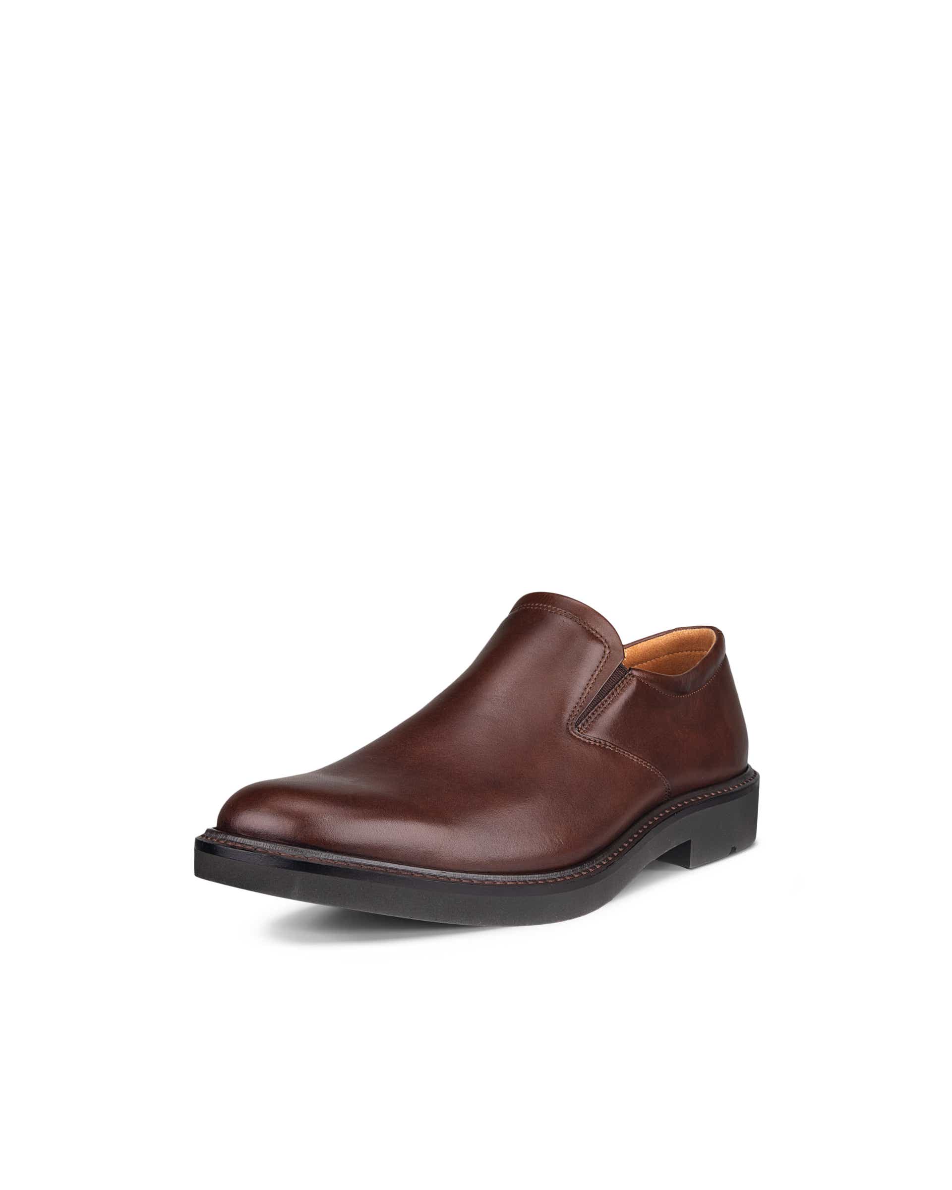 ECCO® Metropole London chaussures habillée sans lacet en cuir pour homme - Brun - Main