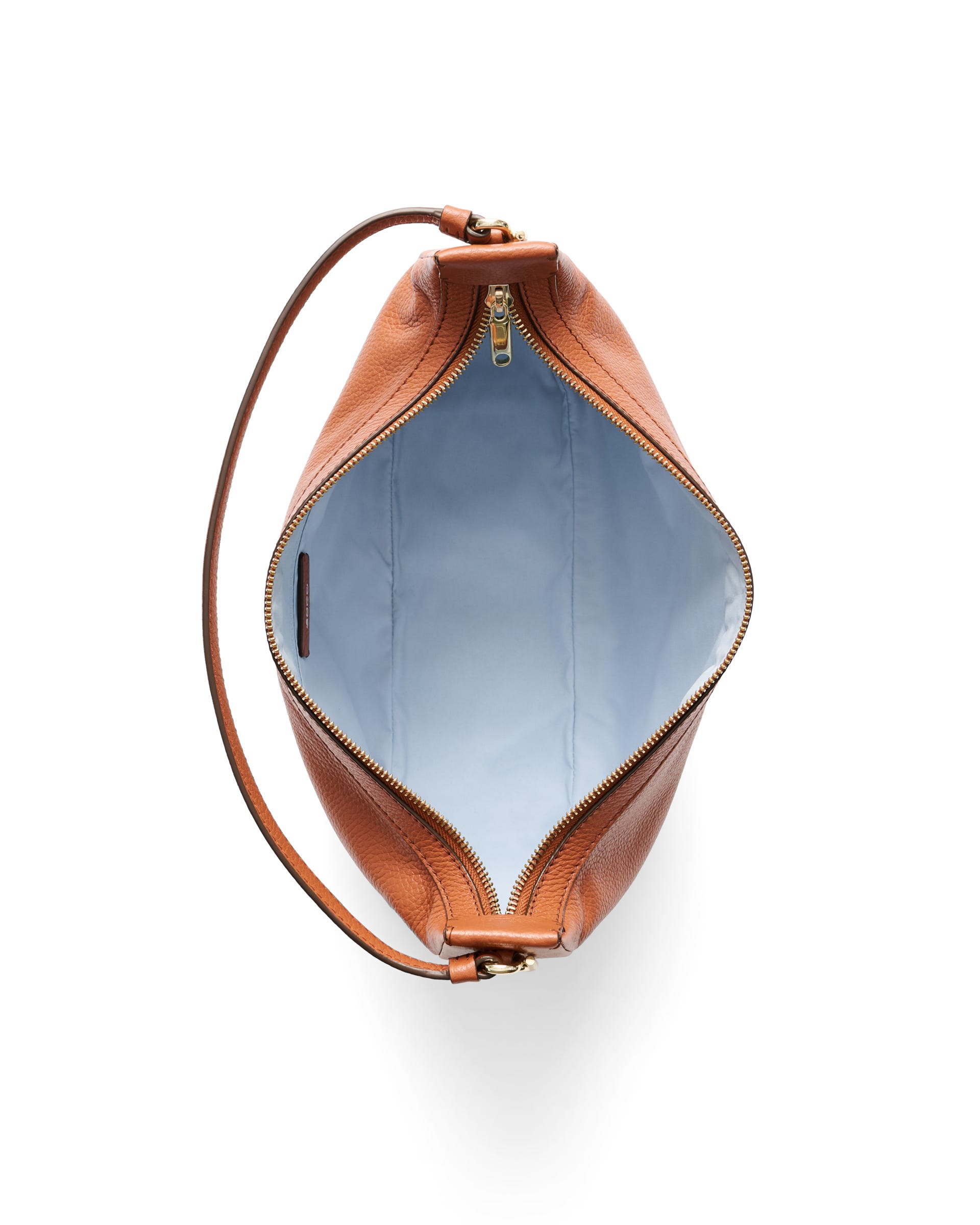 ECCO® Small Hobo Leather Shoulder & Crossbody Bag - Brown - Birdeye