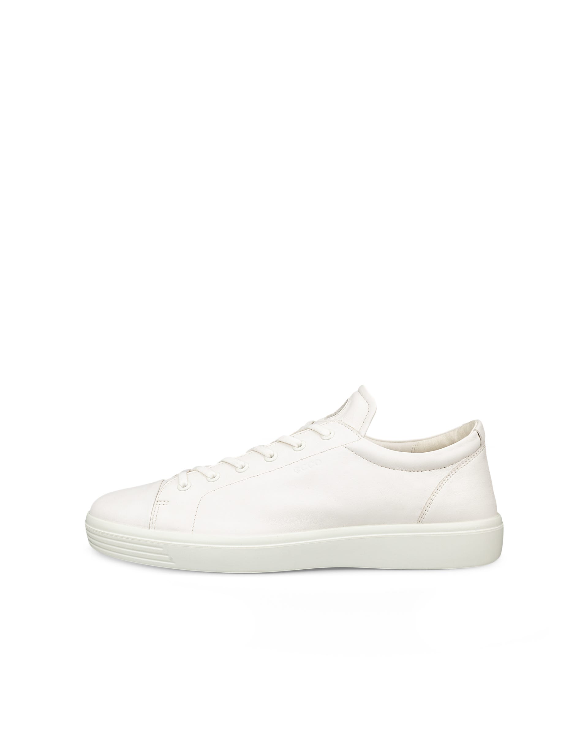 ECCO® SOFT CLASSIC odiniai sportbačiai vyrams - Balta - Outside