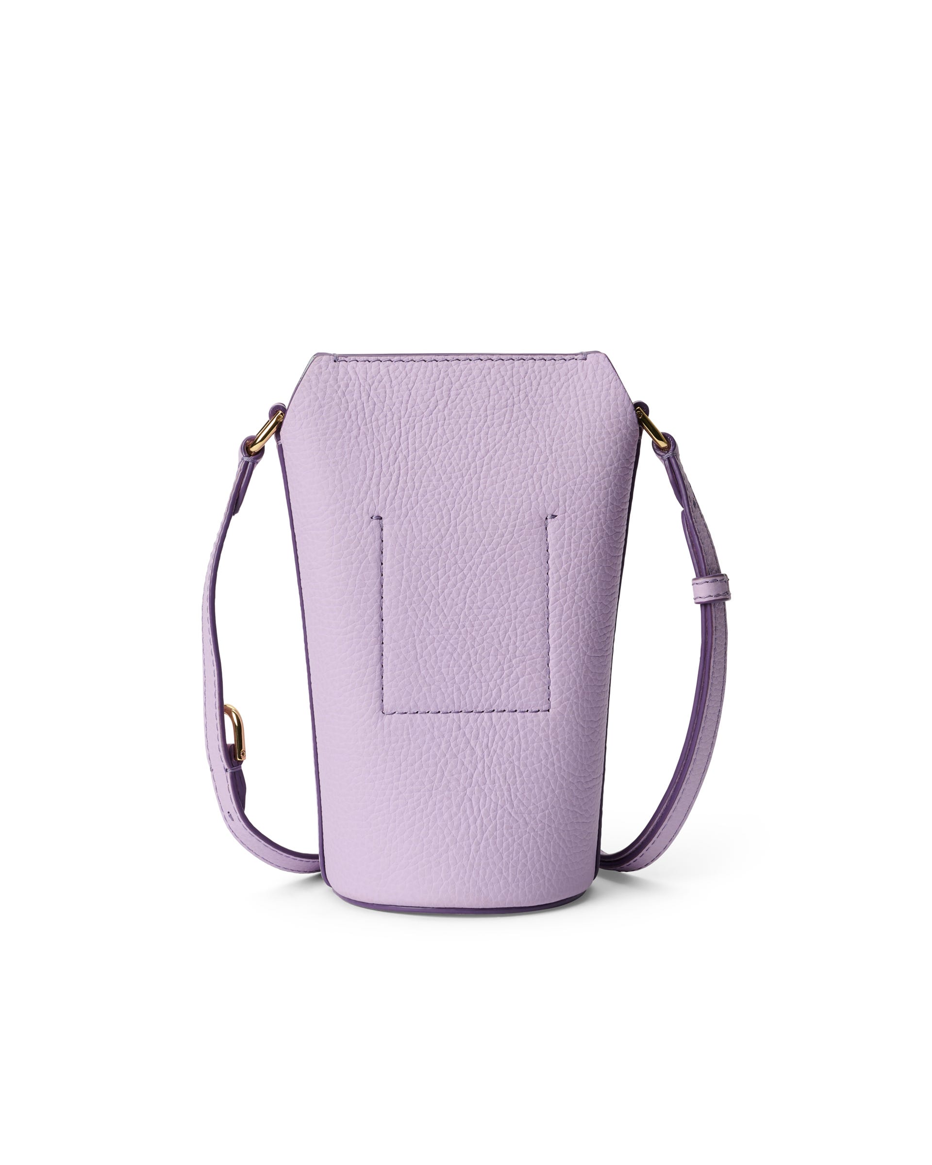 ECCO® Pot Leather Crossbody Bag - Purple - Back