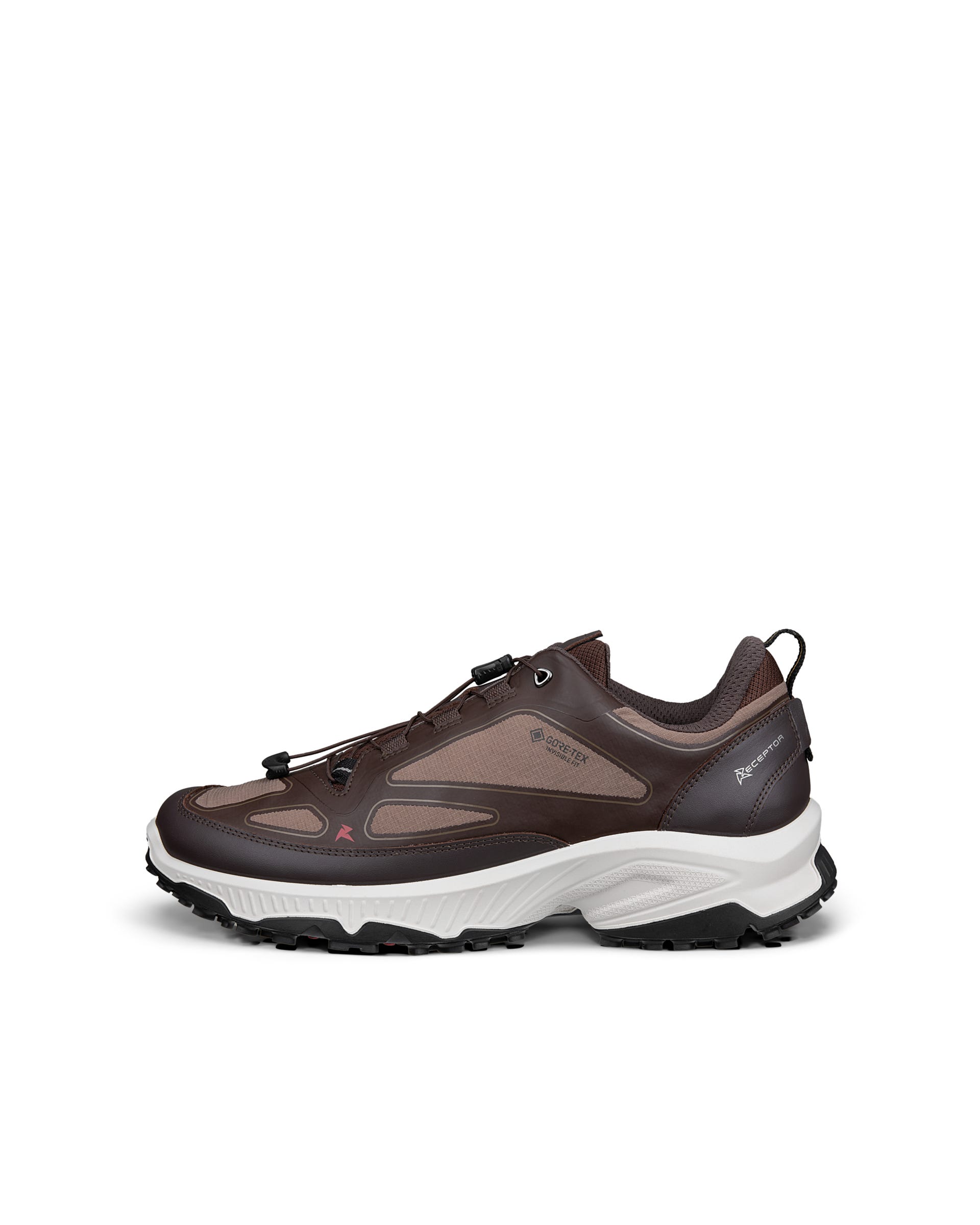 ECCO® RECEPTOR XP Textilsneaker med Gore-Tex för utomhusbruk herr - Brun - Outside