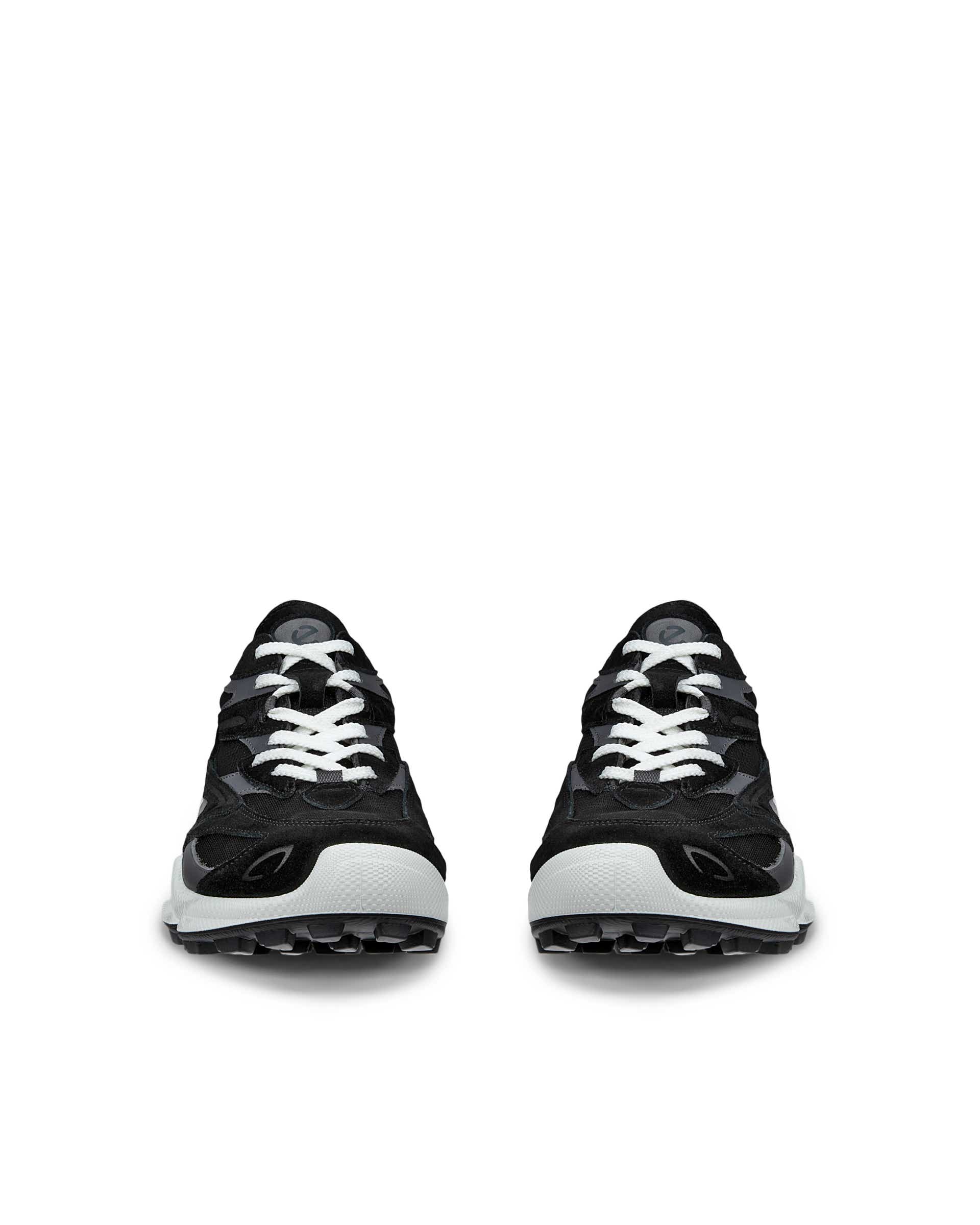 Men's ECCO® Biom C-Trail Suede Sneaker - Black - Front pair