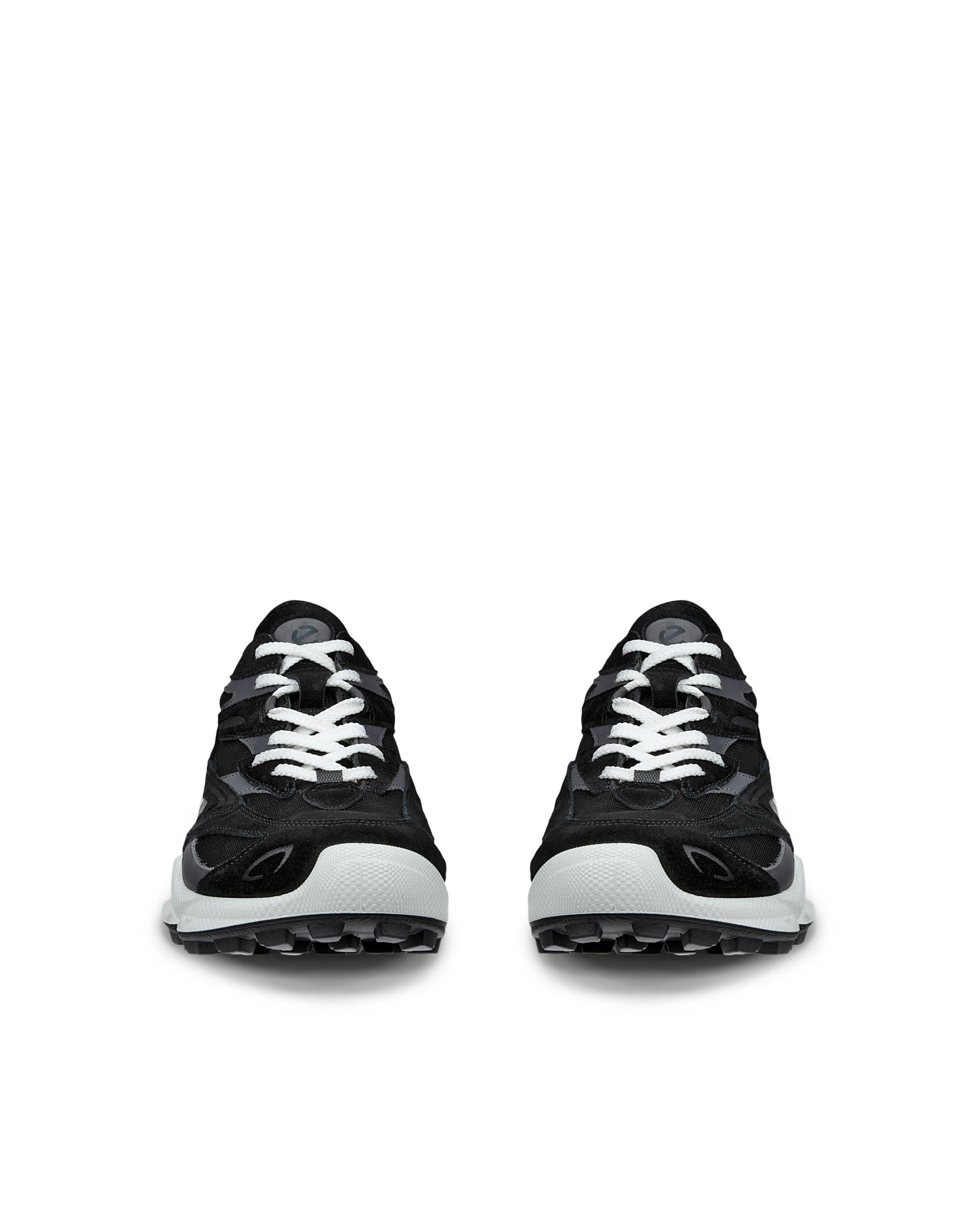 Men's ECCO® Biom C-Trail Suede Sneaker - Black - Front pair