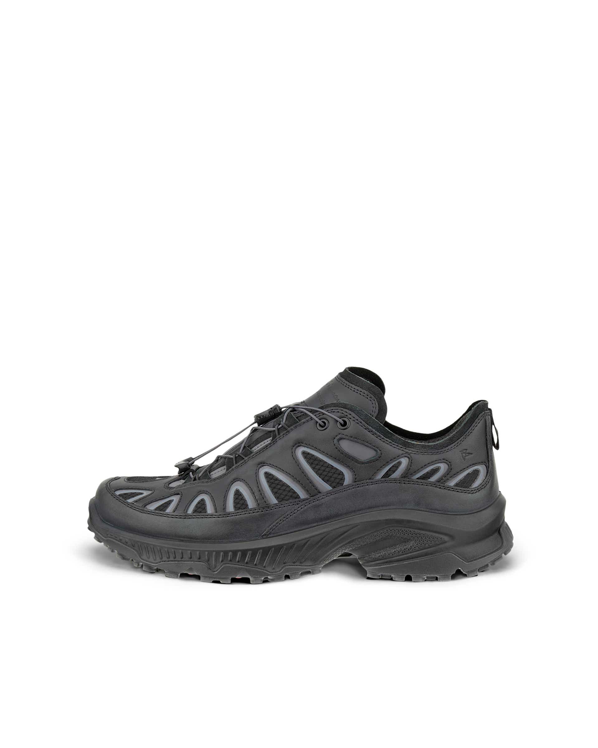 ECCO RECEPTOR XP WOMEN ウィメンズ レザーシューズ - ブラック - Outside