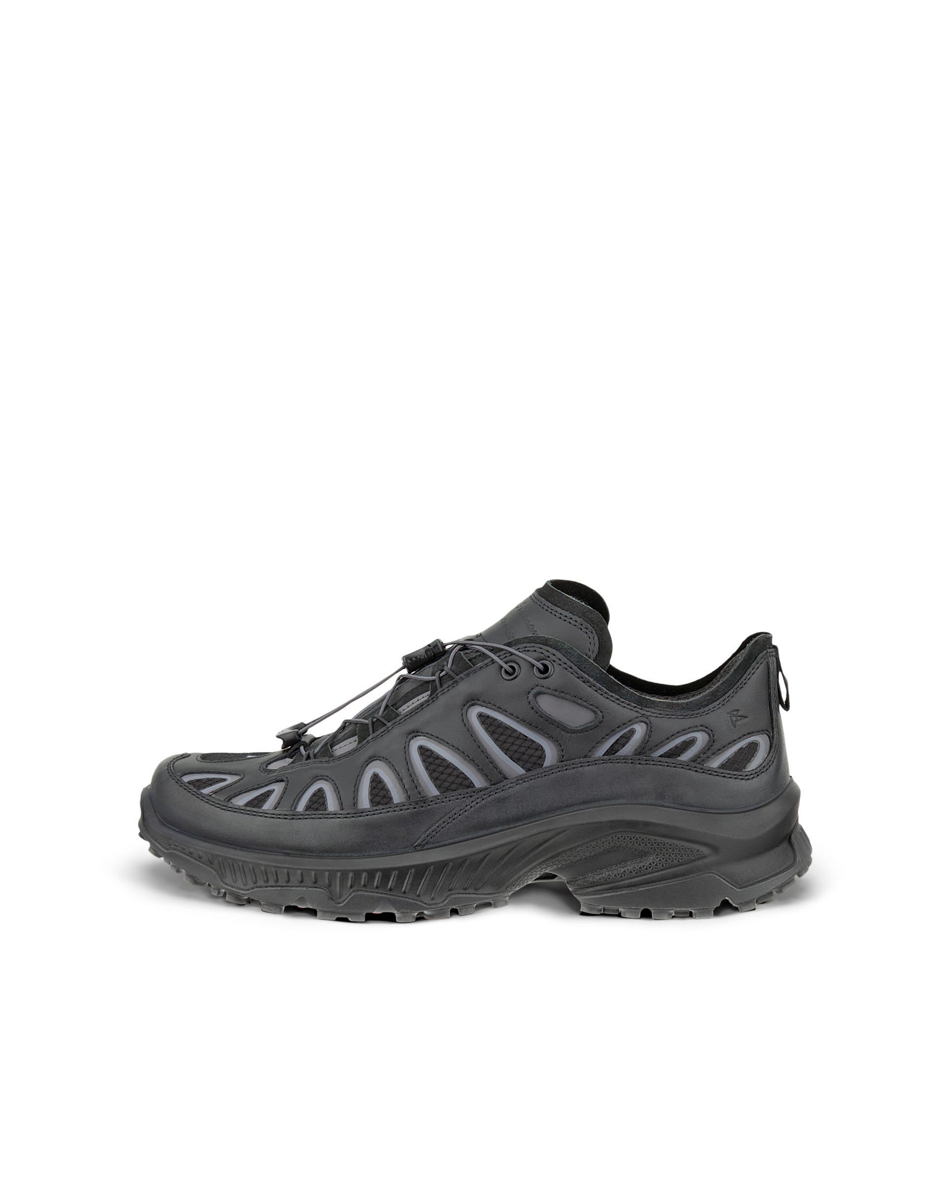 ECCO RECEPTOR XP WOMEN ウィメンズ レザーシューズ - ブラック - Outside