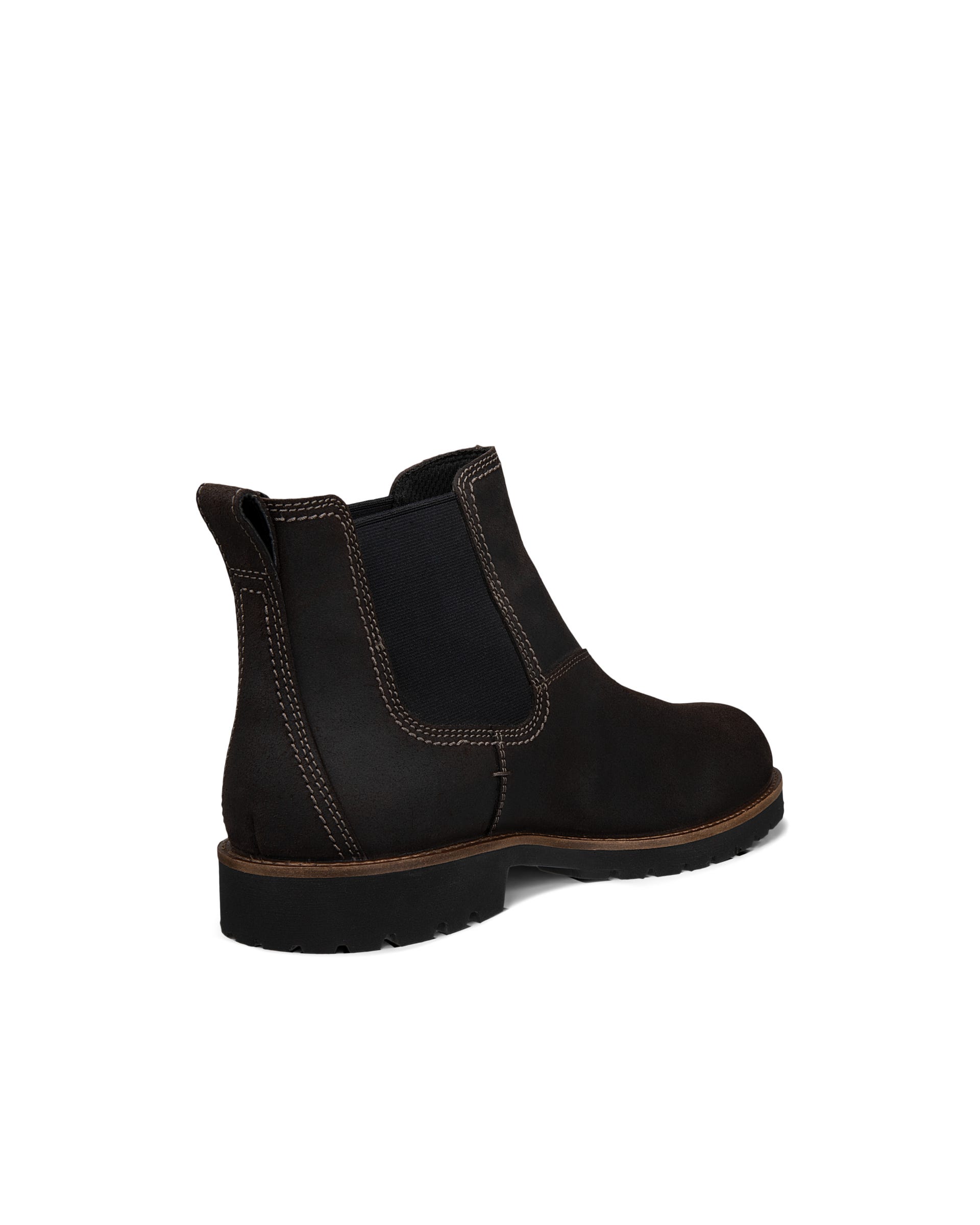 Men's ECCO® CHARLESTOWN Suede Waterproof Chelsea Boot - Brown - Outside