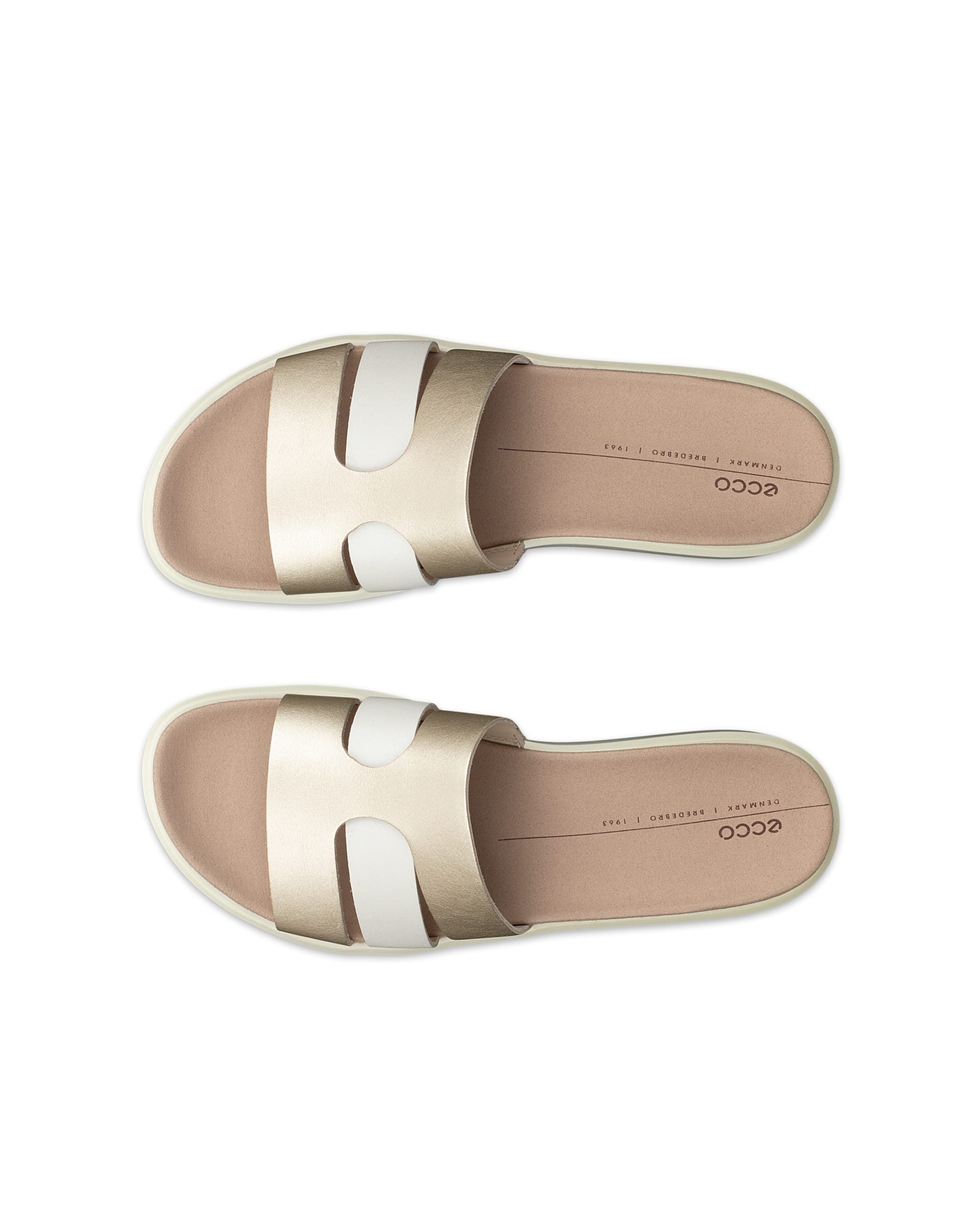 ECCO FLOWT W SLIDE - Metallics - Outside
