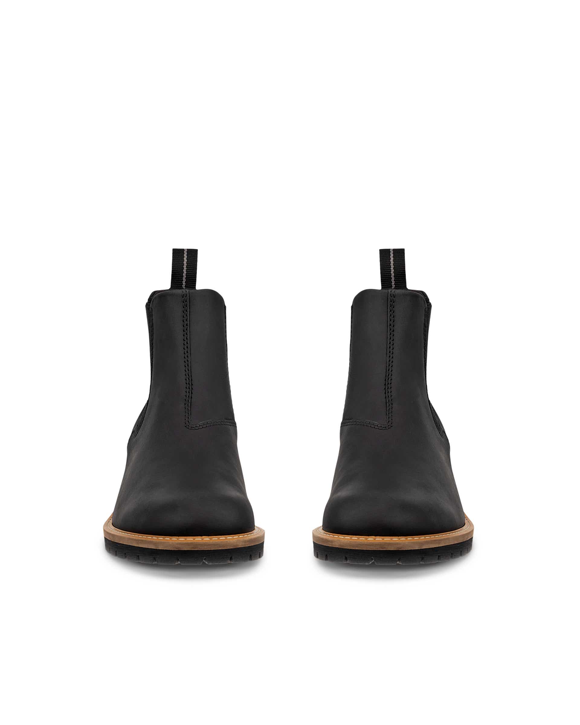 ECCO® ELAINA Damen Chelsea Boot aus Nubukleder - Schwarz - Front pair