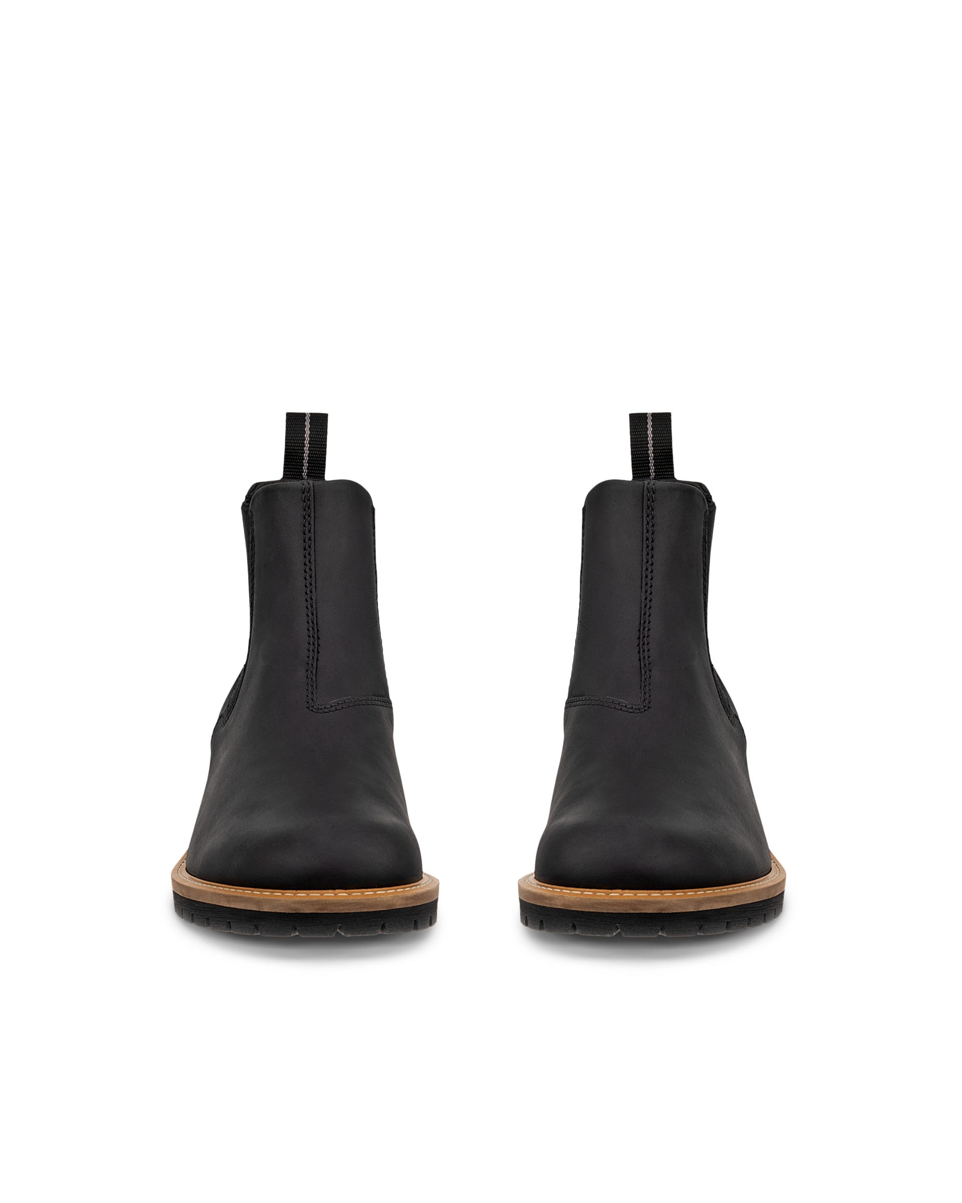 ECCO® ELAINA Damen Chelsea Boot aus Nubukleder - Schwarz - Outside