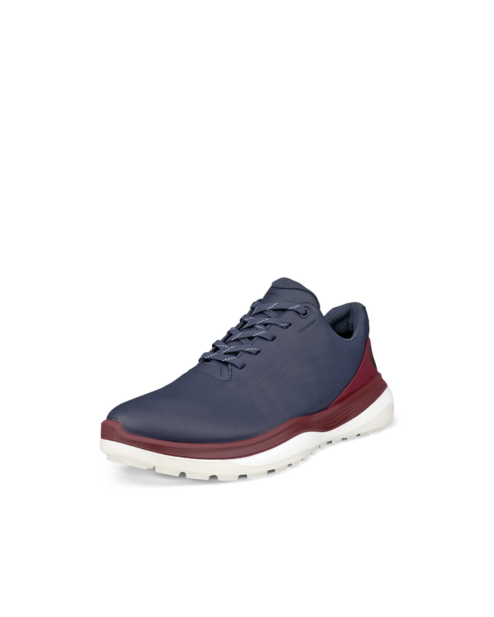 ECCO Golf LT1 メンズ レザーウォータープルーフゴルフシューズ - ブルー - Main