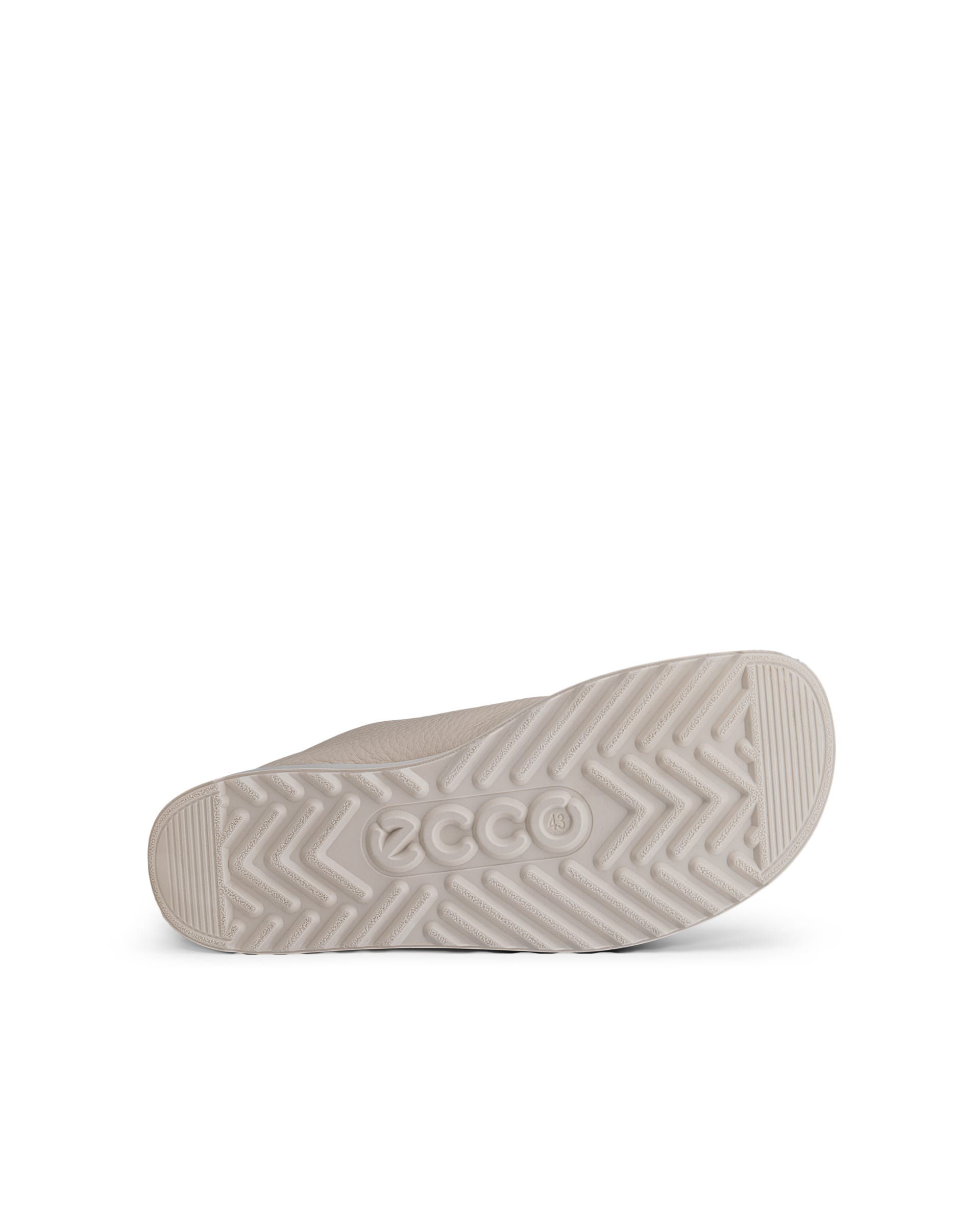 Męskie skórzane buty sznurowane ECCO® JOKE - Beżowy - Sole