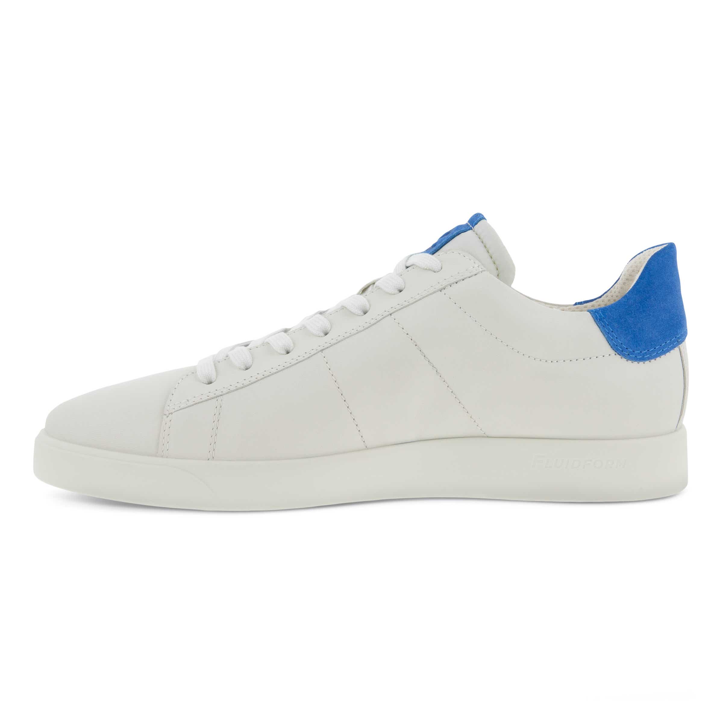 Men's ECCO® Street Lite Leather Sneaker - White - Inside