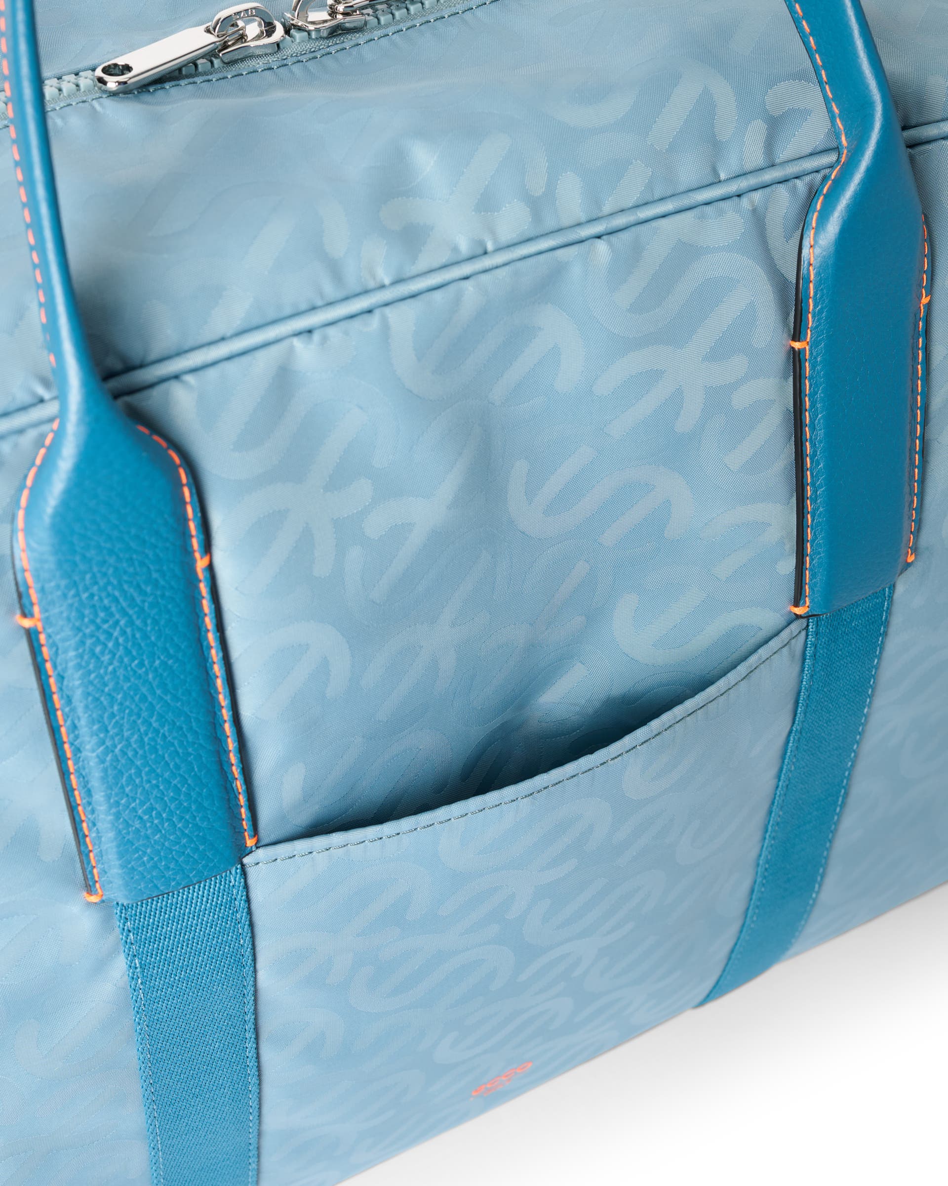 ECCO® GOLF BOSTON E WAVE leren plunjezak - Grijs - Detail-1