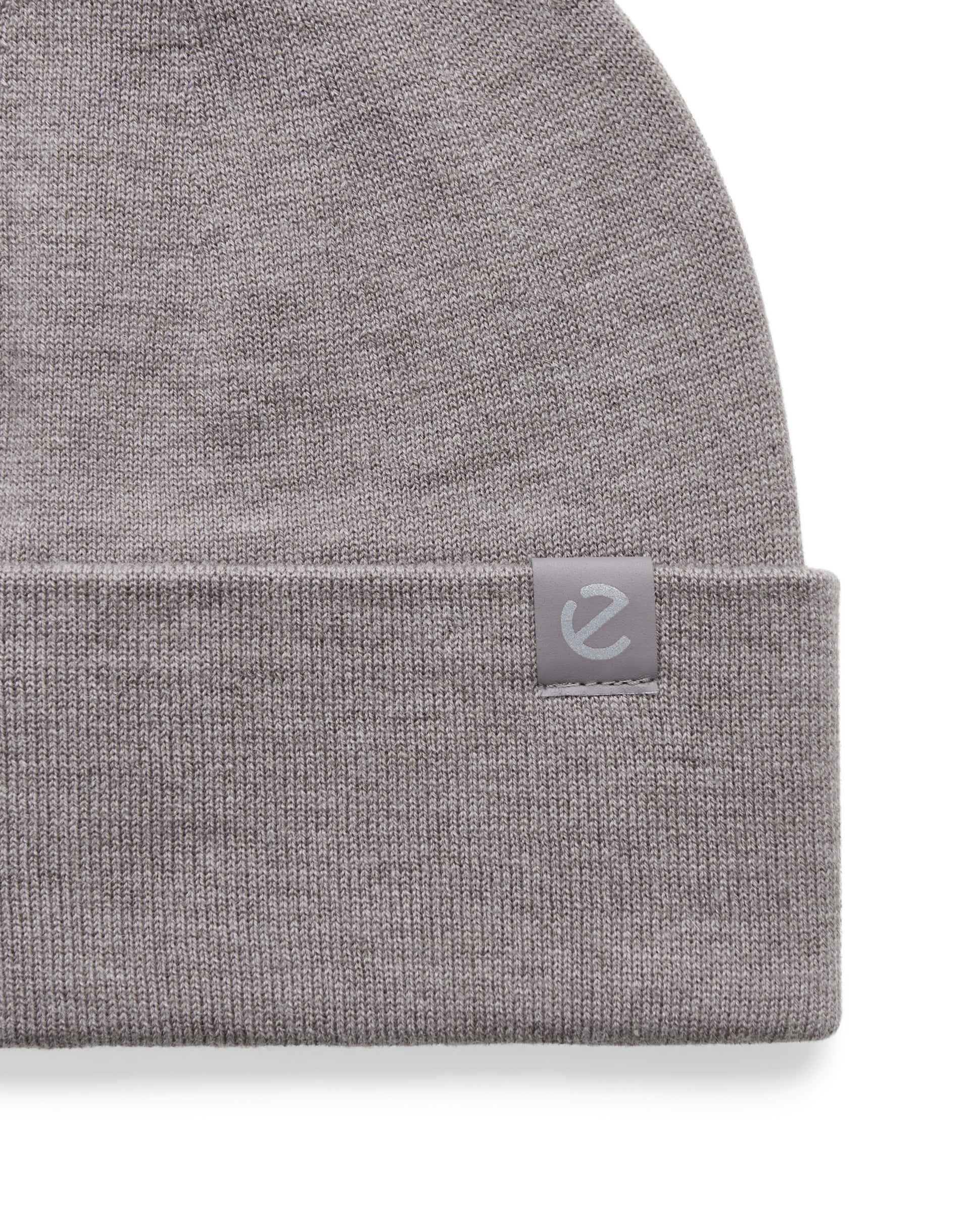 ECCO® ACTIVE EVERYDAY BEANIE Unisex Mütze - Grau - Detail-1