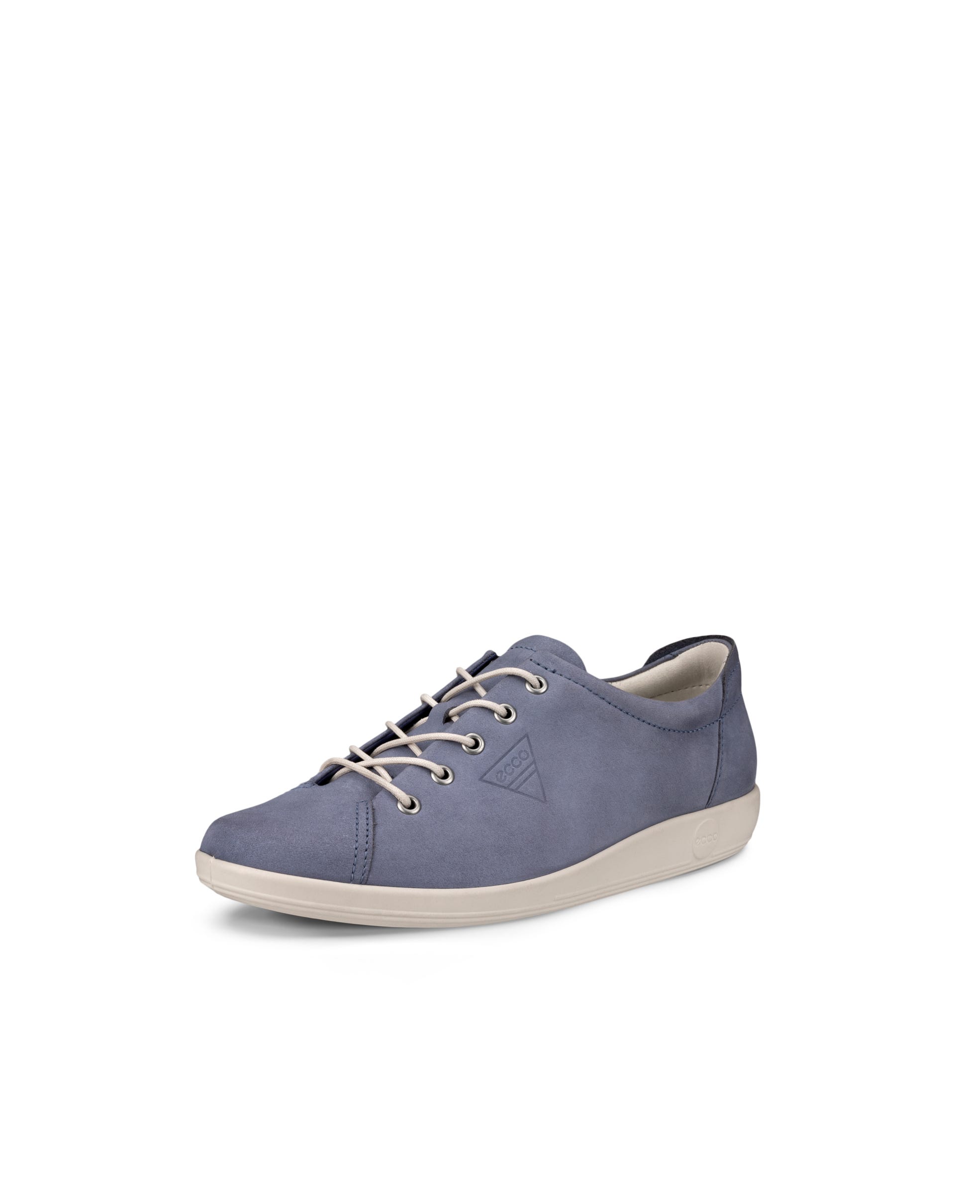 Women's ECCO® Soft 2.0 Nubuck Walking Shoe - Blue - Main