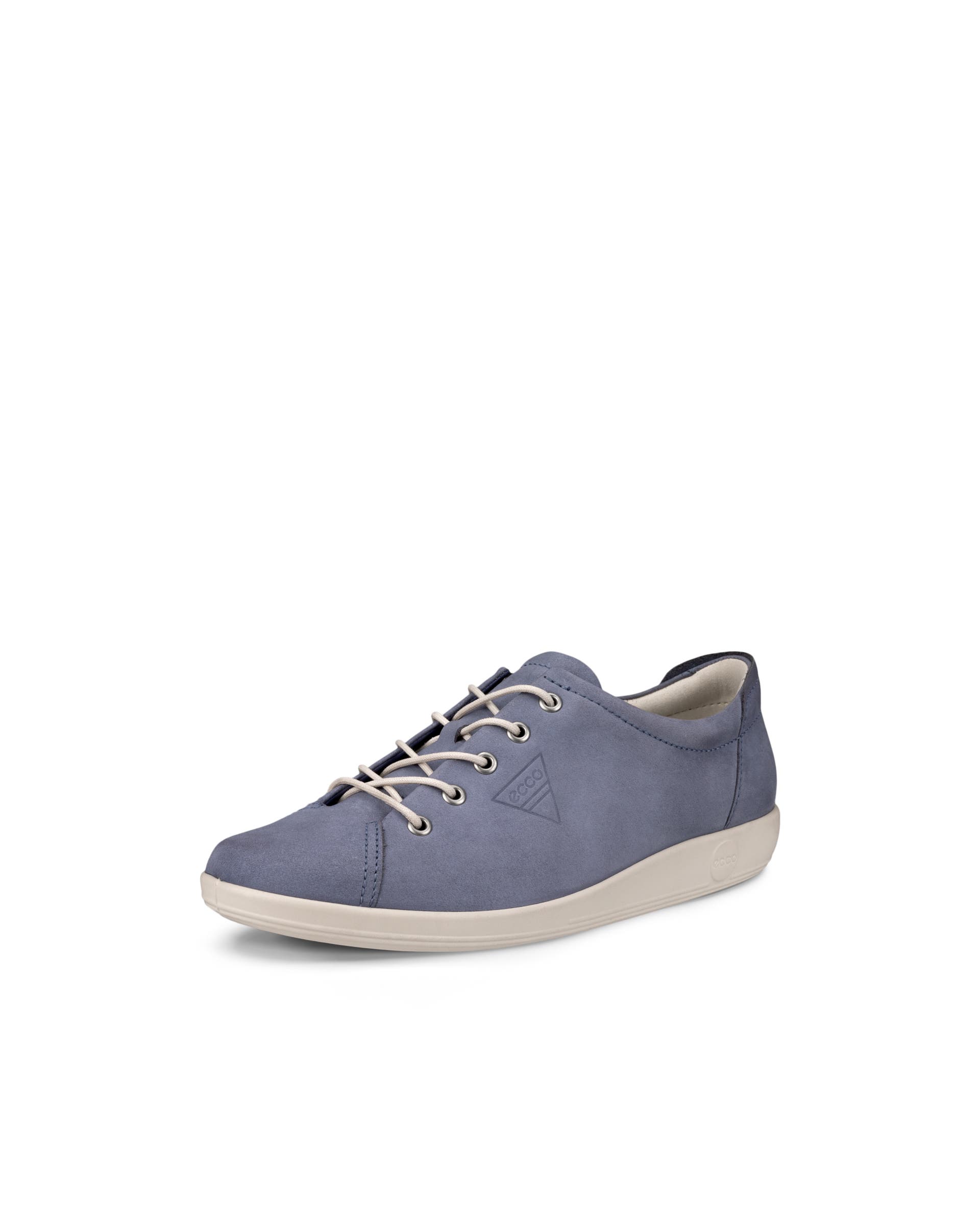 Women's ECCO® Soft 2.0 Nubuck Walking Shoe - Blue - Main