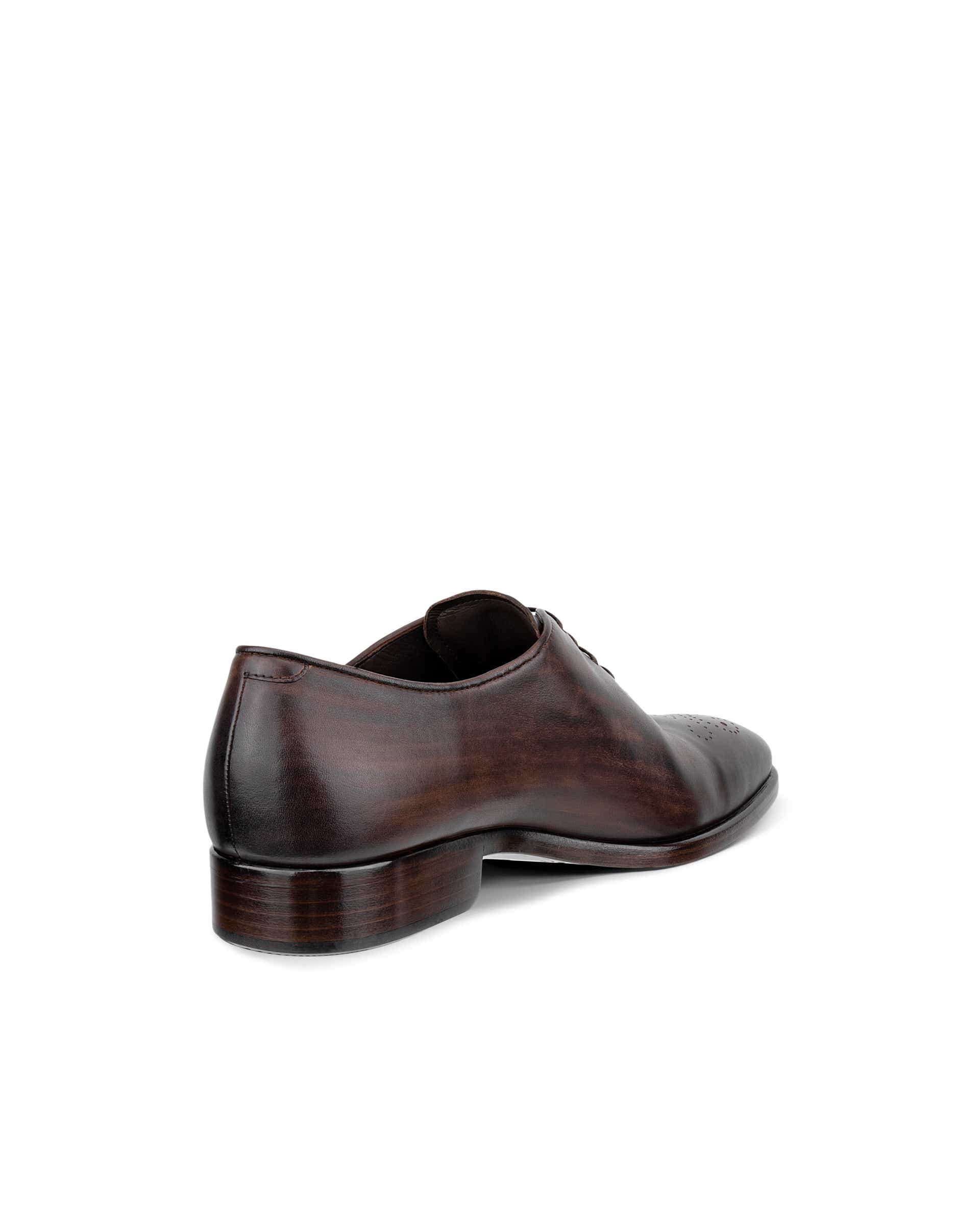 Sapatos oxford couro homem ECCO® VITRUS MONDIAL - Castanho - Back