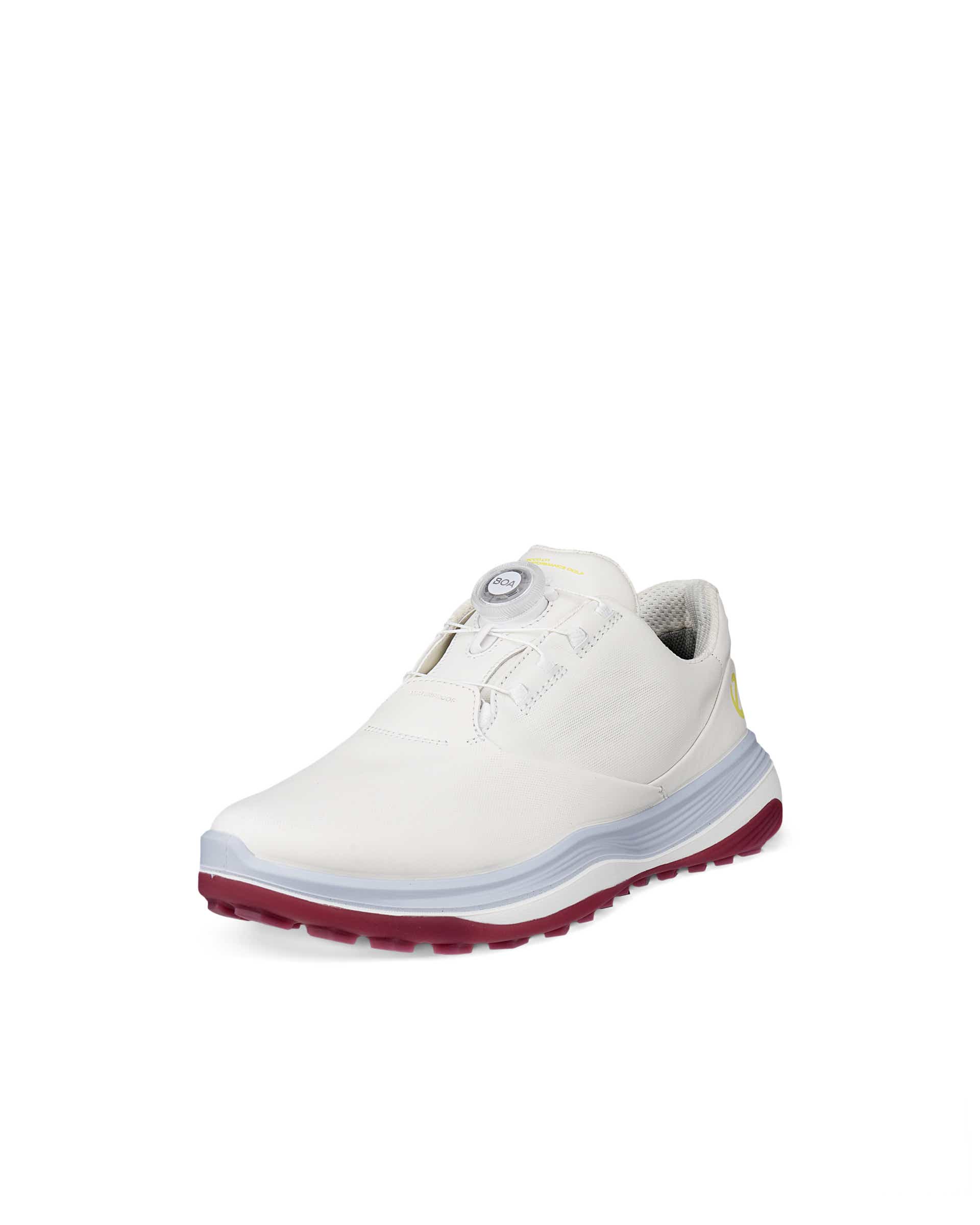 ECCO GOLF LT1 BOA WOMEN ウィメンズ レザーウォータープルーフゴルフシューズ - ホワイト - Main