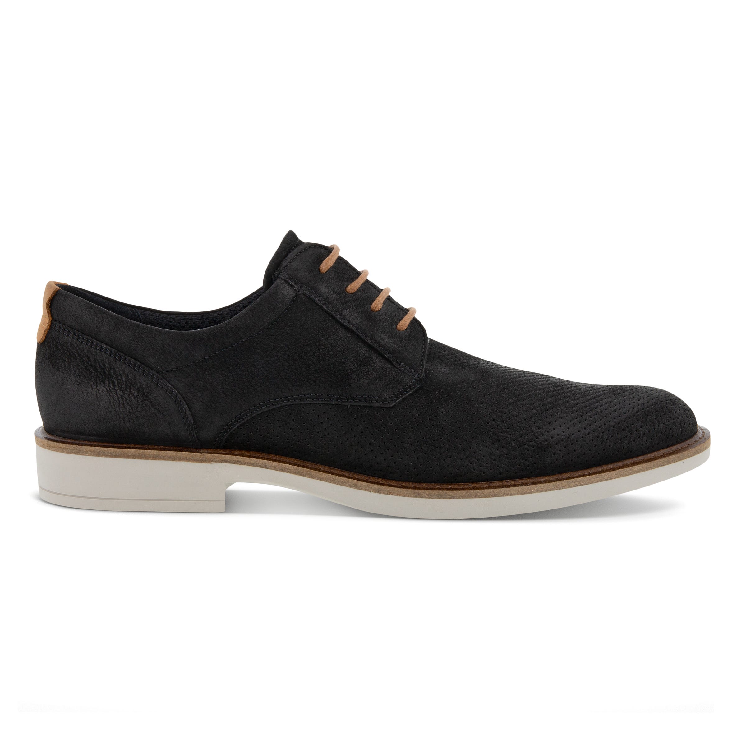 ECCO Biarritz Men's Derby Shoe - Black - Outside
