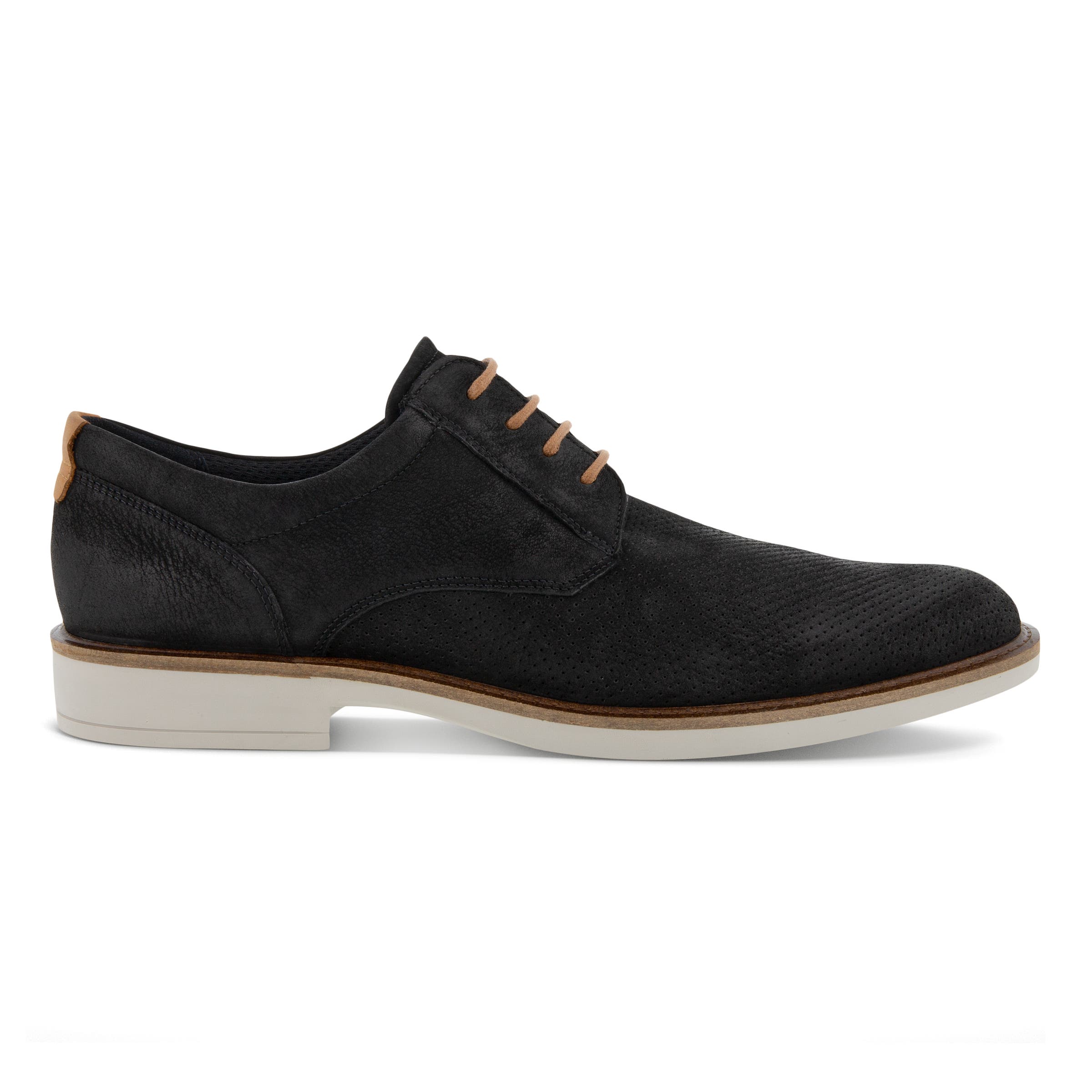 ECCO Biarritz Men's Derby Shoe - Black - Outside