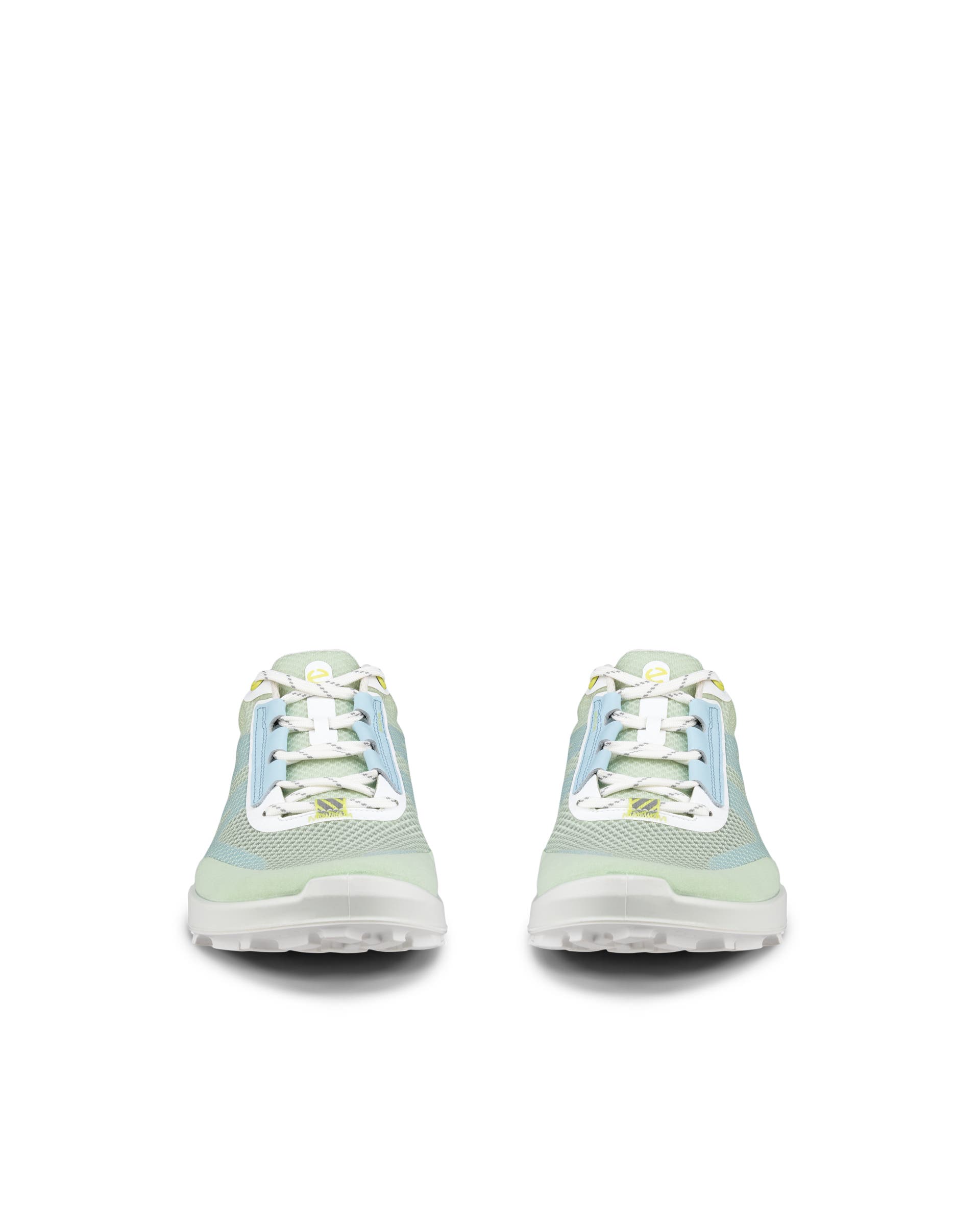 Women's ECCO® BIOM 2.1 X Mountain Textile Hiking Sneaker - Green - Front pair